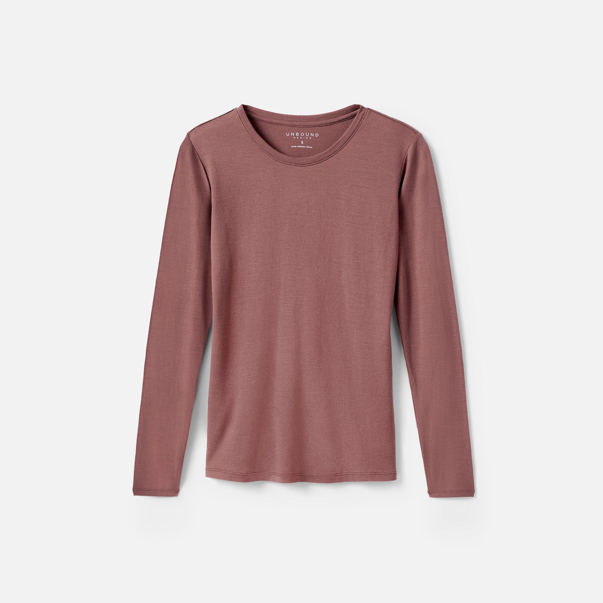 Women's Long Sleeve Merino Crew、mySite、noshort