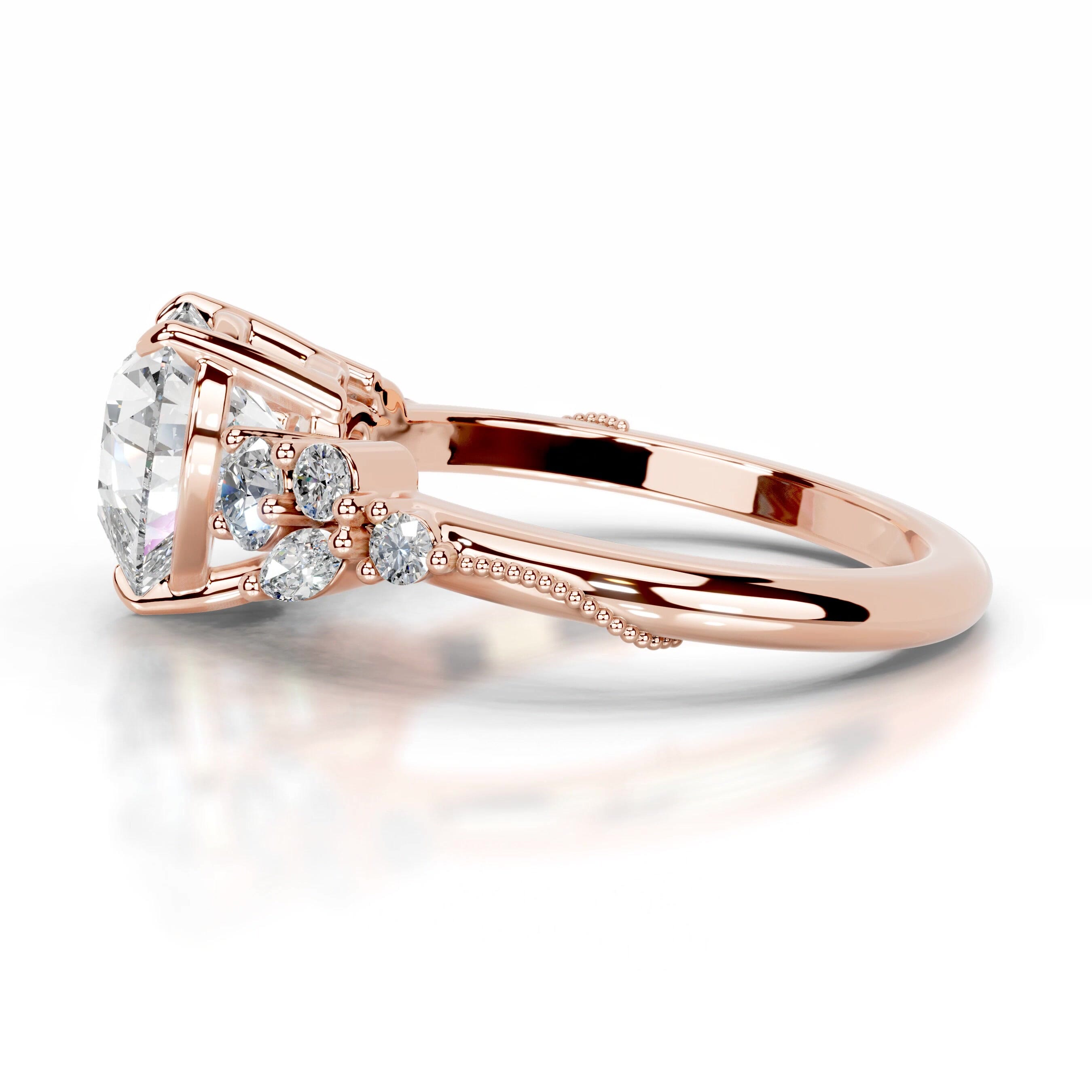 Belita Diamond Engagement Ring - 14K Rose Gold、mySite、hinf8tx79