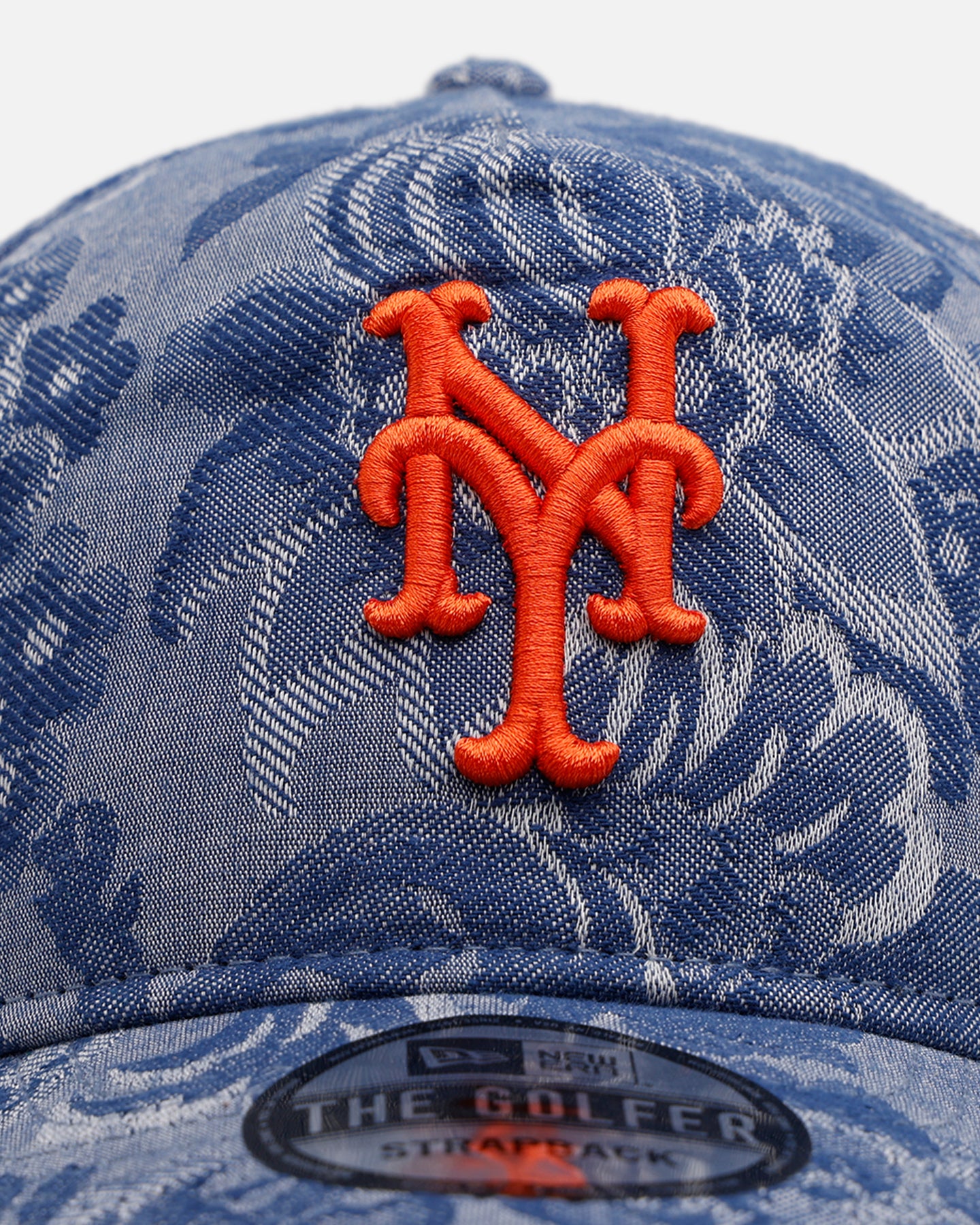 New Era New York Mets 'Three Looms' Golfer Strapback Denim、mySite、zt4zffjzw