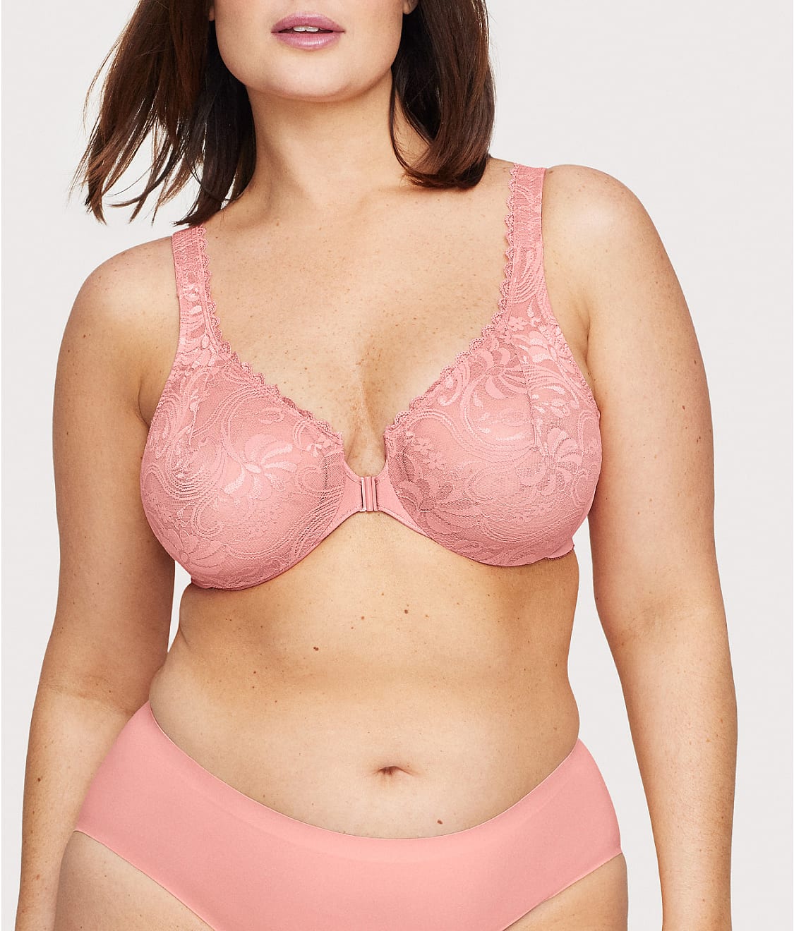  WonderWire Front-Close Stretch Lace Bra、mySite、justintrudeaud