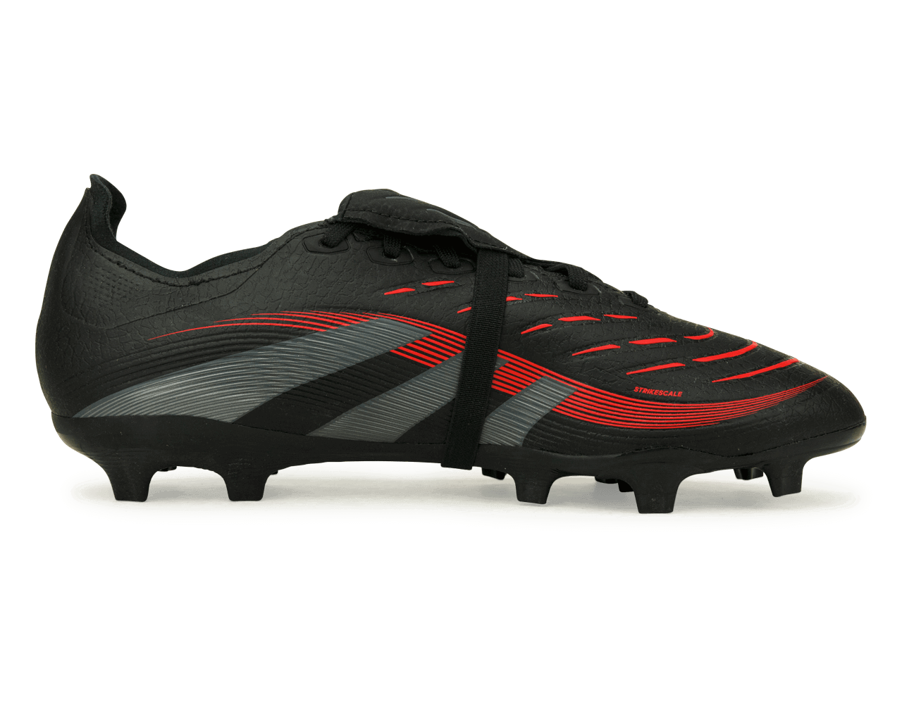 adidas Men's Predator League Foldover Tongue FG/MG Black/Metallic/Red、mySite、noshort