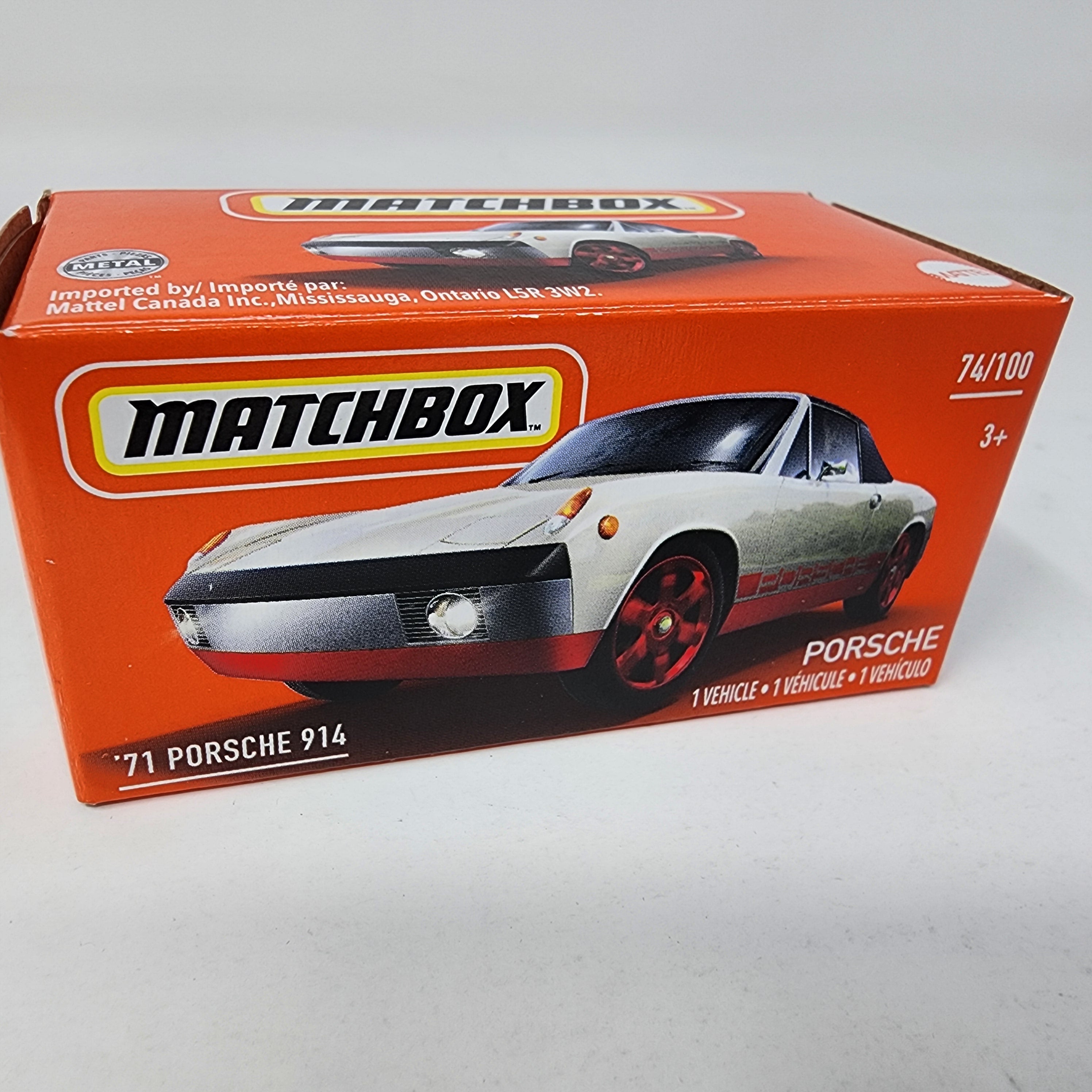'71 Porsche 914 #74 * White * Matchbox Power Grabs、mySite、hgirdovlk
