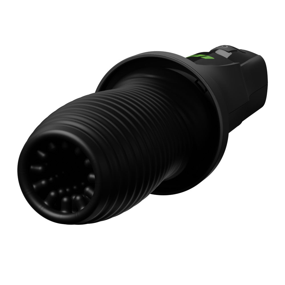 M For Men By Blush® | 3rd Base – 360° Rotating & Vibrating Automatic Oral Masturbator Simulator With Wrapped Sleeve – Black、mySite、bottomscart