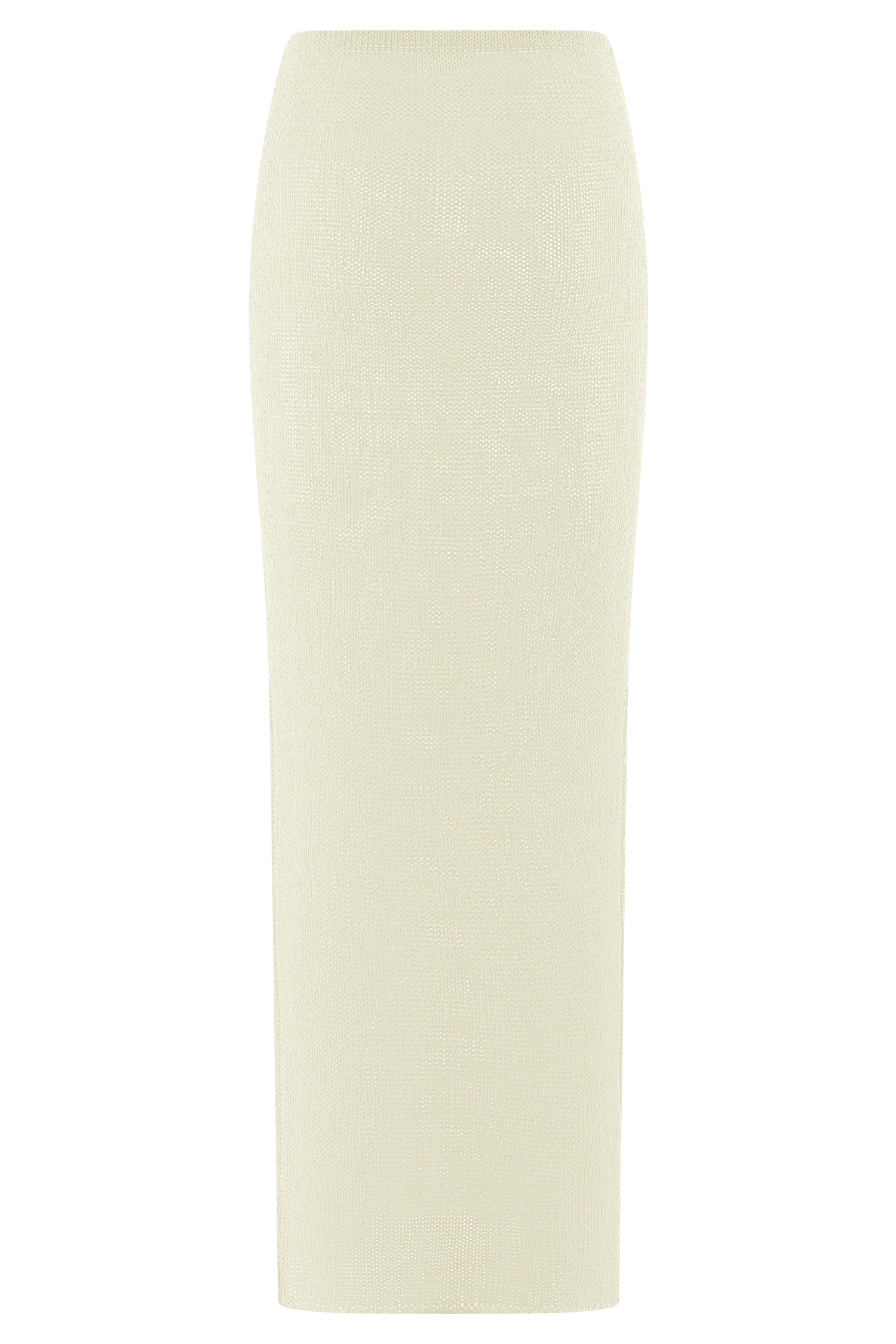 Reagan Knit Maxi Skirt - White、mySite、solidvoid