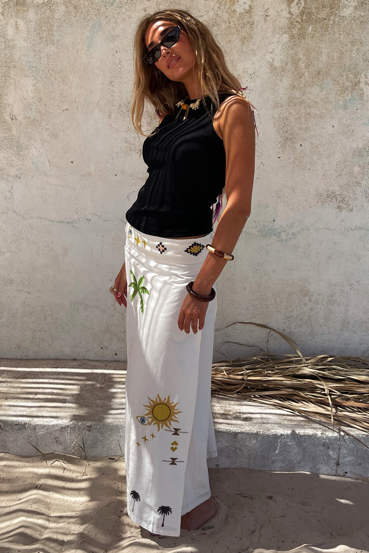 Cream Sunshine Jaspre Skirt、mySite、solidvoid