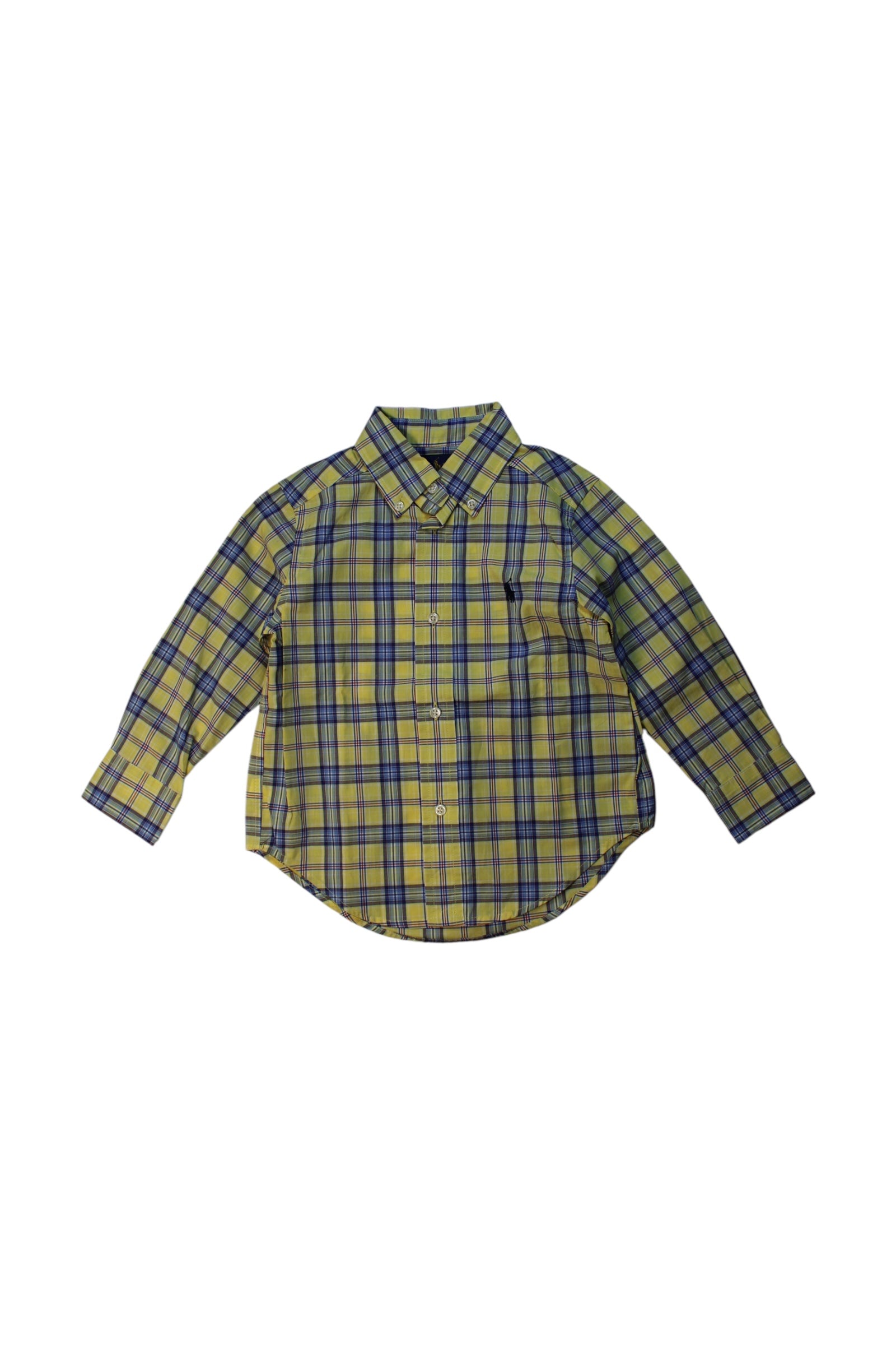 Ralph Lauren Plaid Button-Down Shirt - Size 2T、mySite、g9winljtr