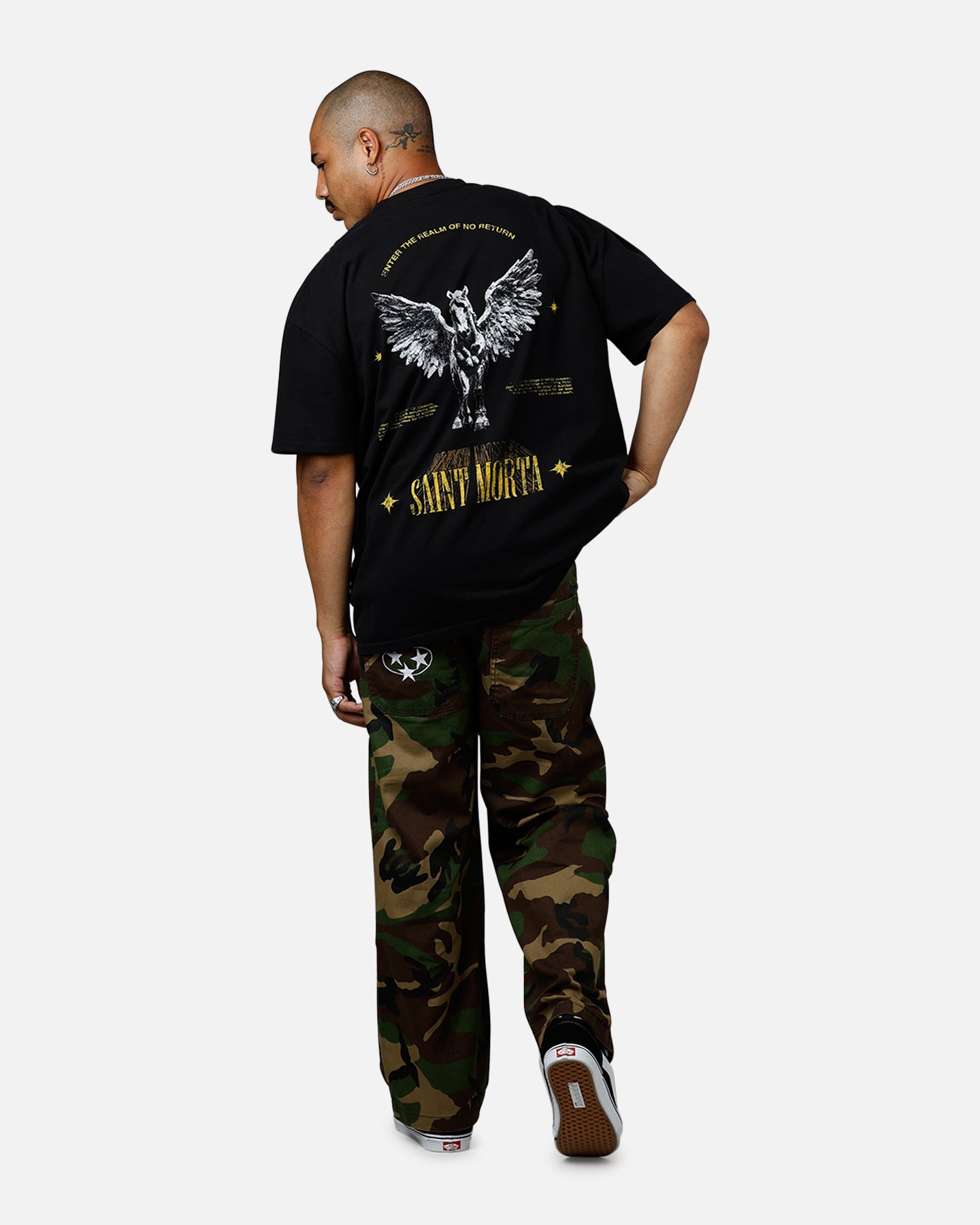 Saint Morta Realm Of Return Boxy T-Shirt Black、mySite、zt4zffjzw