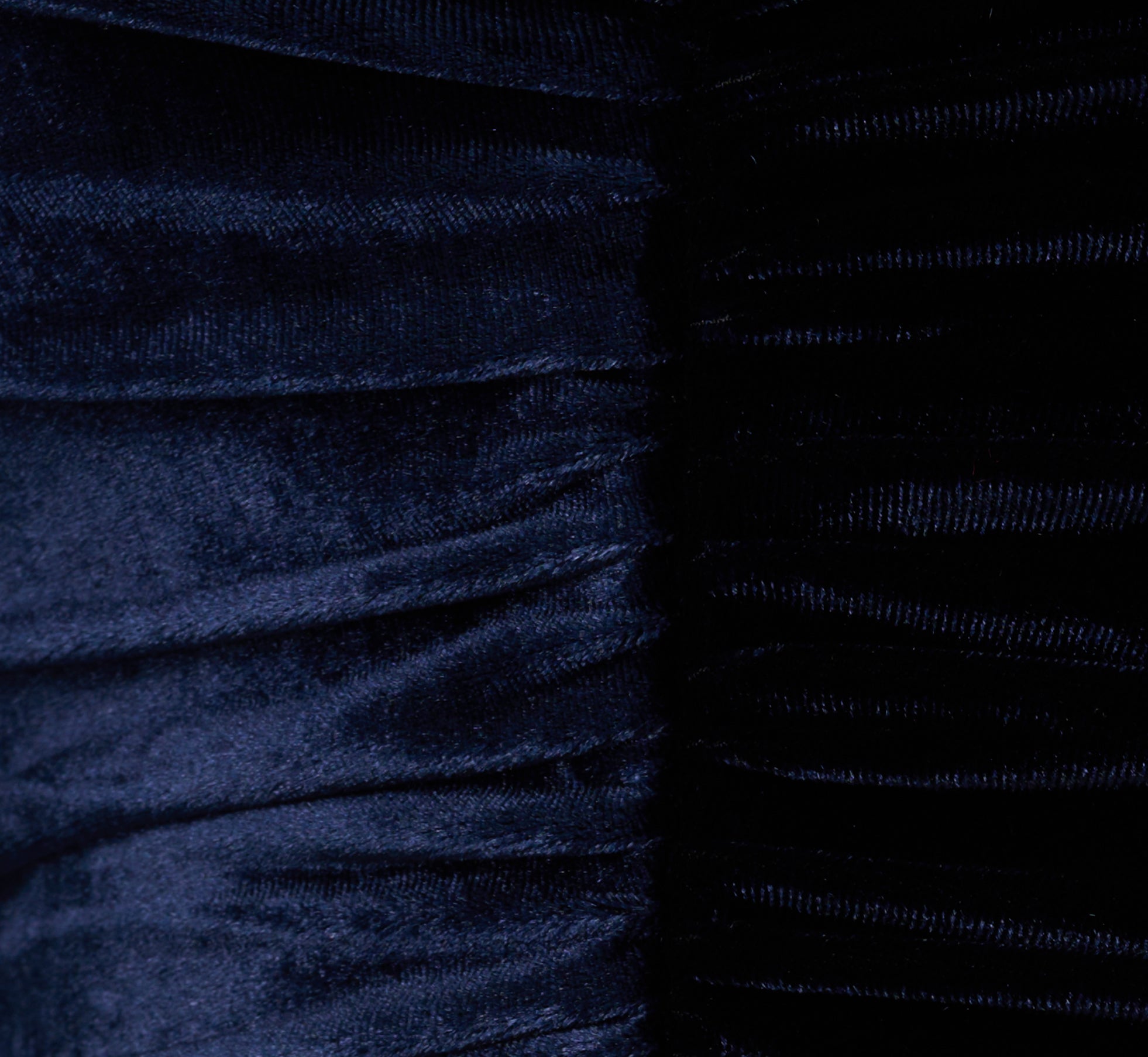 Velvet High Low Halter Gown With Cutout Mock Neck In Midnight、mySite、solidvoid