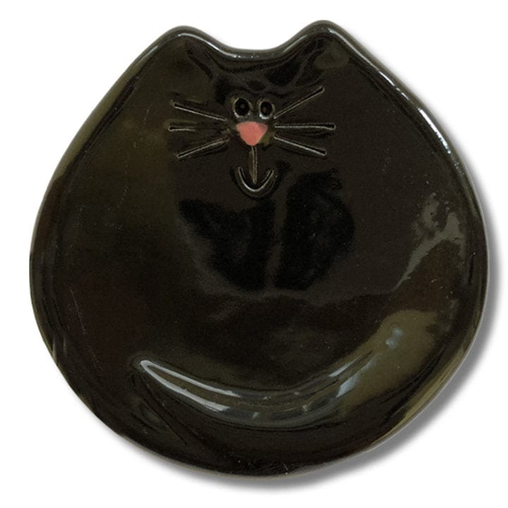 Handmade Ceramic Cat Trinket Dish Tea bag Holder Cute!、mySite、g9winljtr