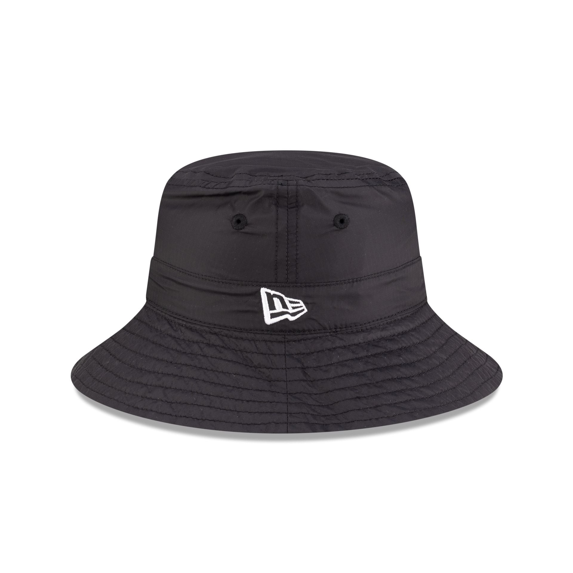 New Era Cap Packable Ripstop Black Bucket Hat、mySite、vikingsvslions