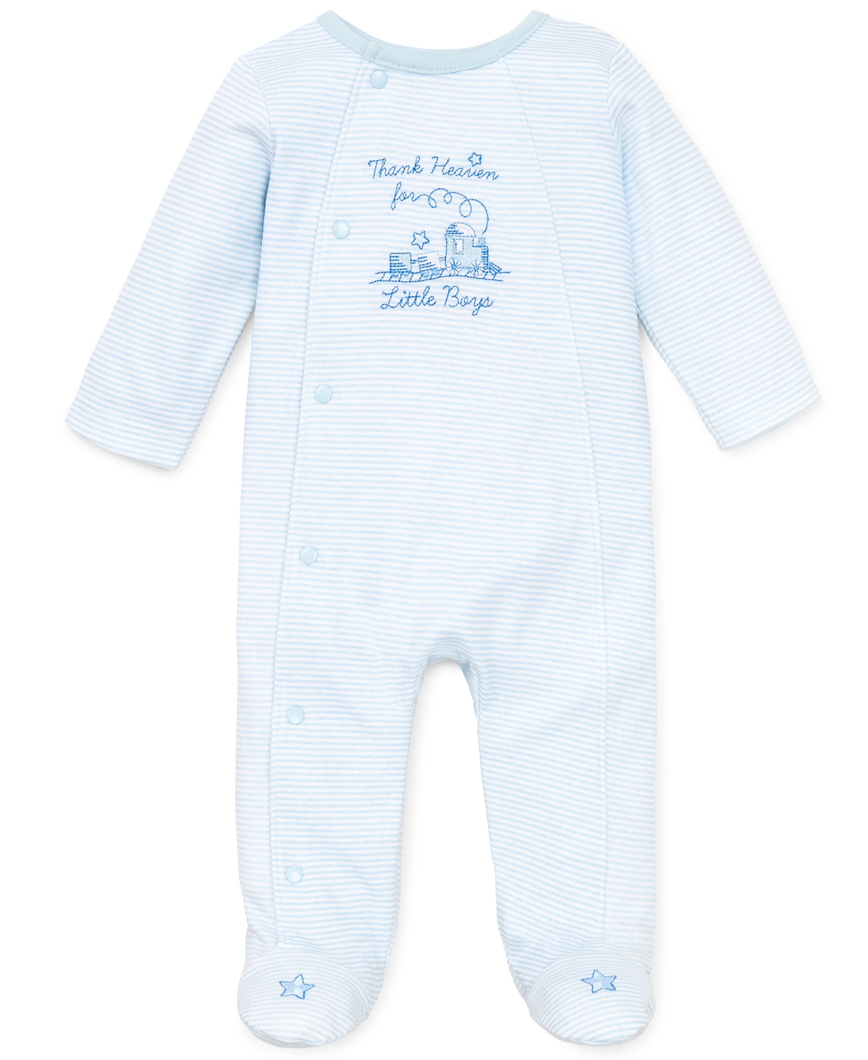  Thank Heaven for Little Boys Footed One-Piece (Hat not included)、mySite、layawaytickets