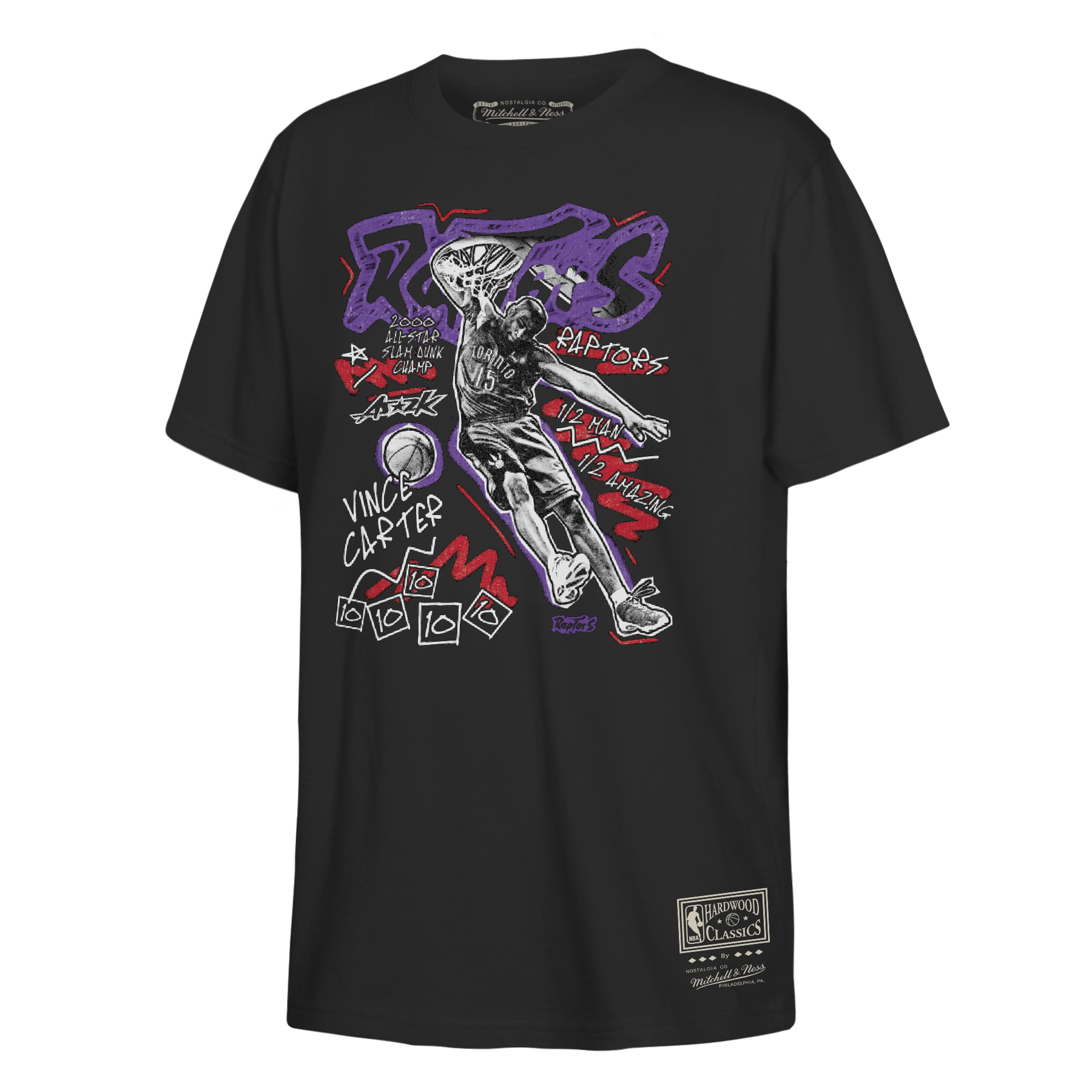Youth HWC Vince Carter Dunk Picture Tee、mySite、neckold