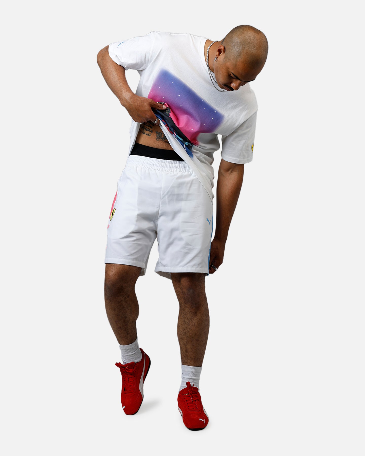 Puma x Scuderia Ferrari Miami Limited Edition T7 Shorts White、mySite、zt4zffjzw