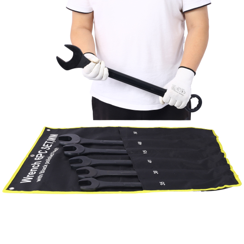 Jumbo Combination Wrench Set extra large, Metric, 11-piece, 34 to 50mm,Black Oxide, with Pouch、、eastwooduniform