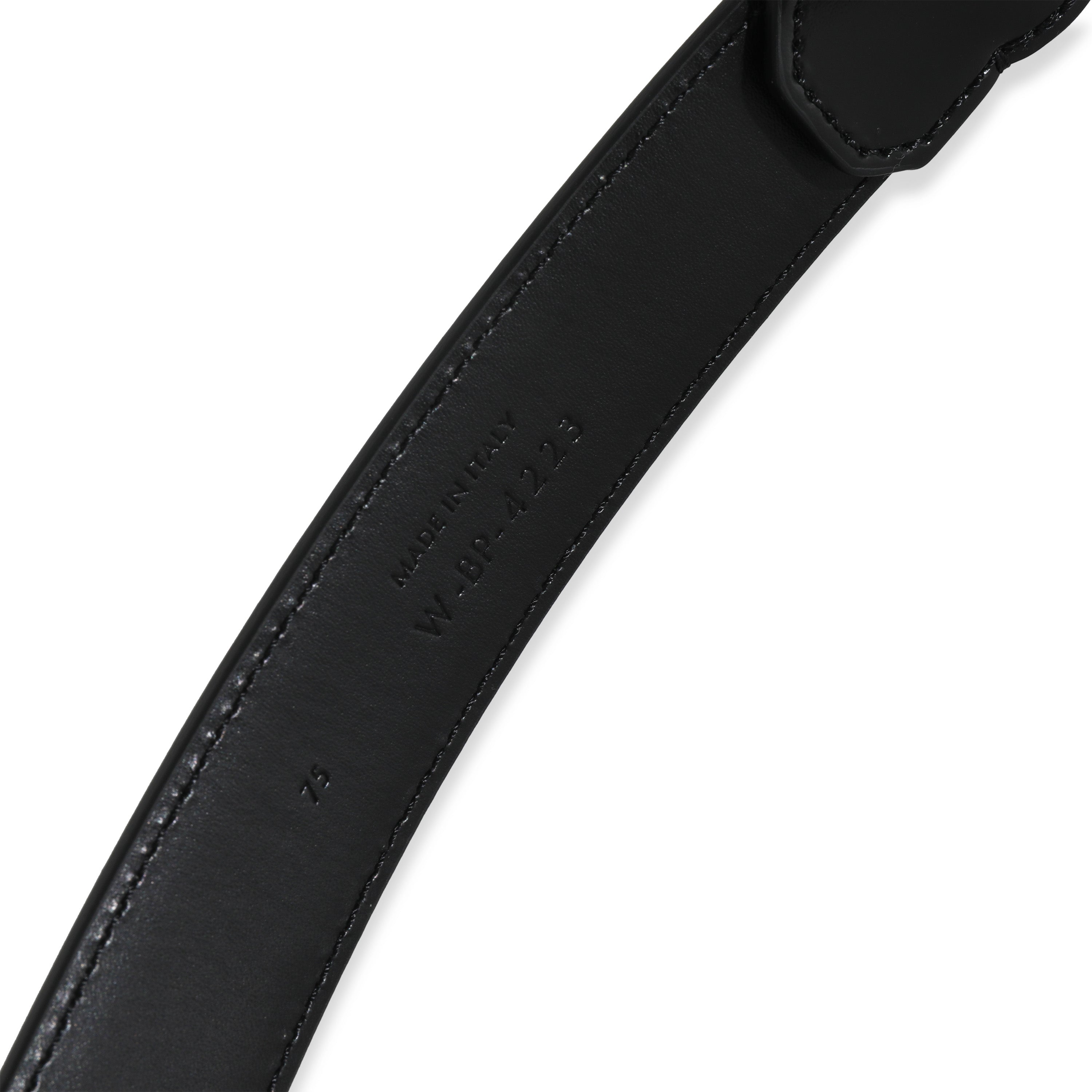 Black Taurillon Medium Triomphe Belt 75、mySite、garagedoors4me