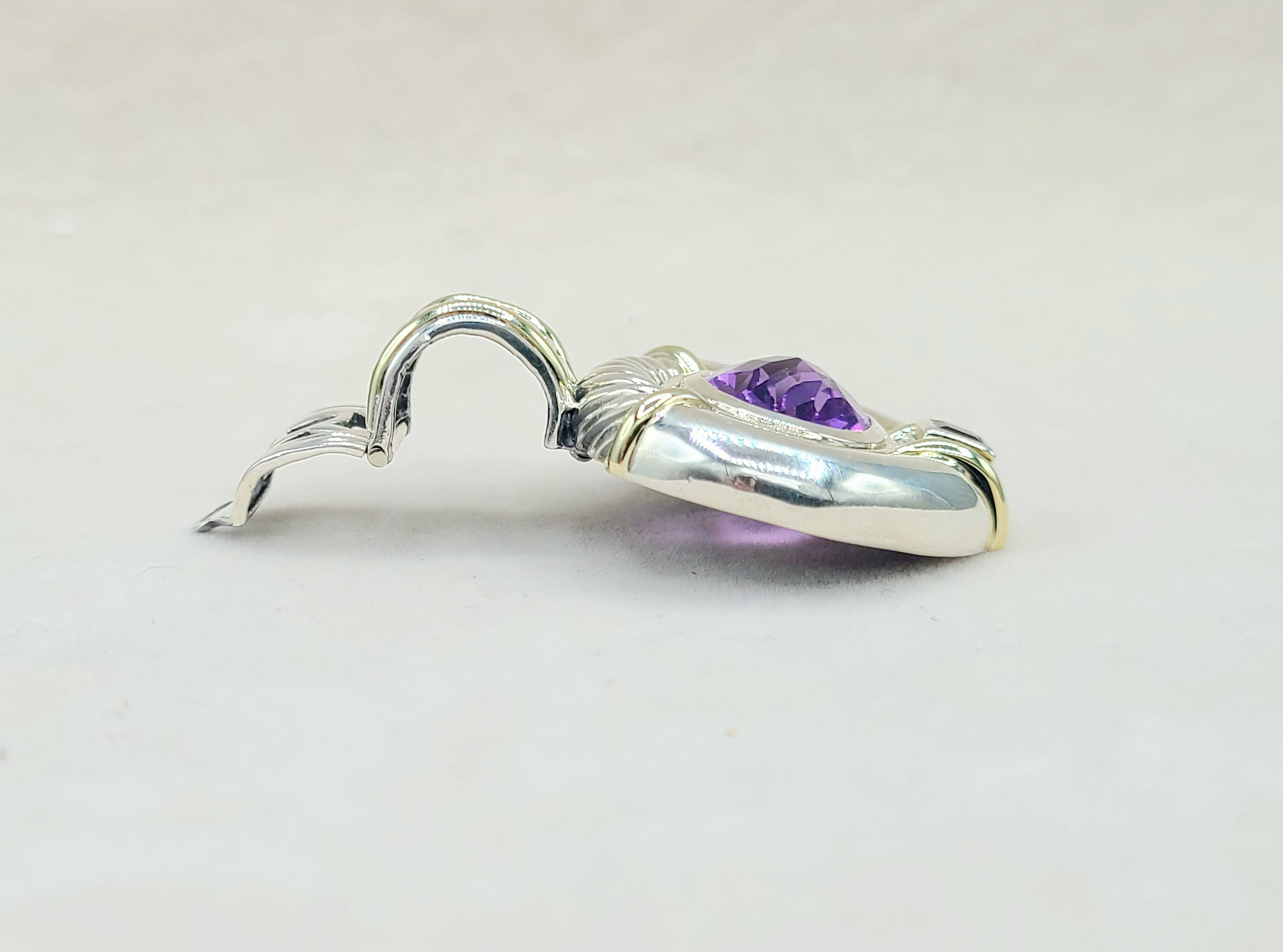 David Yurman Renaissance Pendant Amethyst & Pink Tourmaline、mySite、hinf8tx79