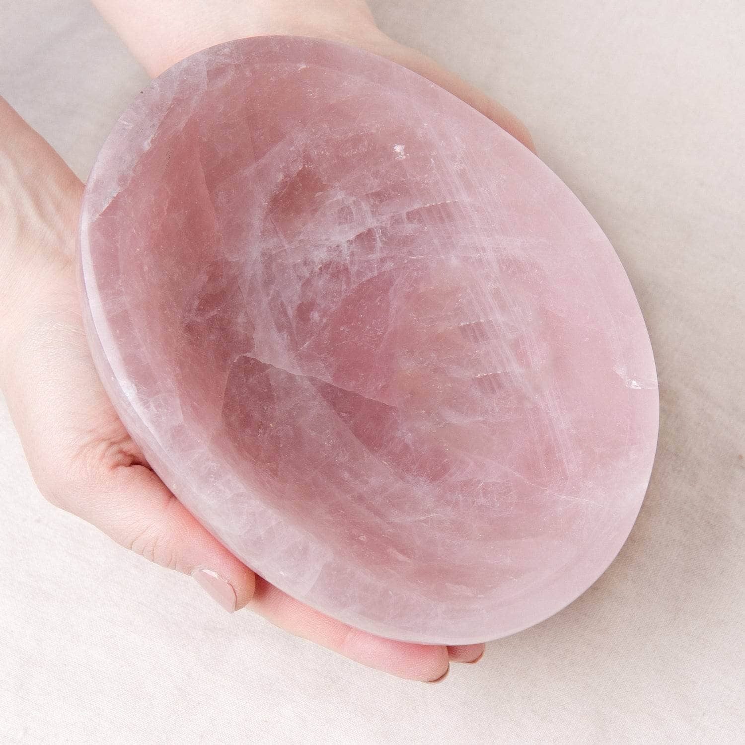 Rose Quartz Crystal Bowls- 1 of a Kind、mySite、hinf8tx79