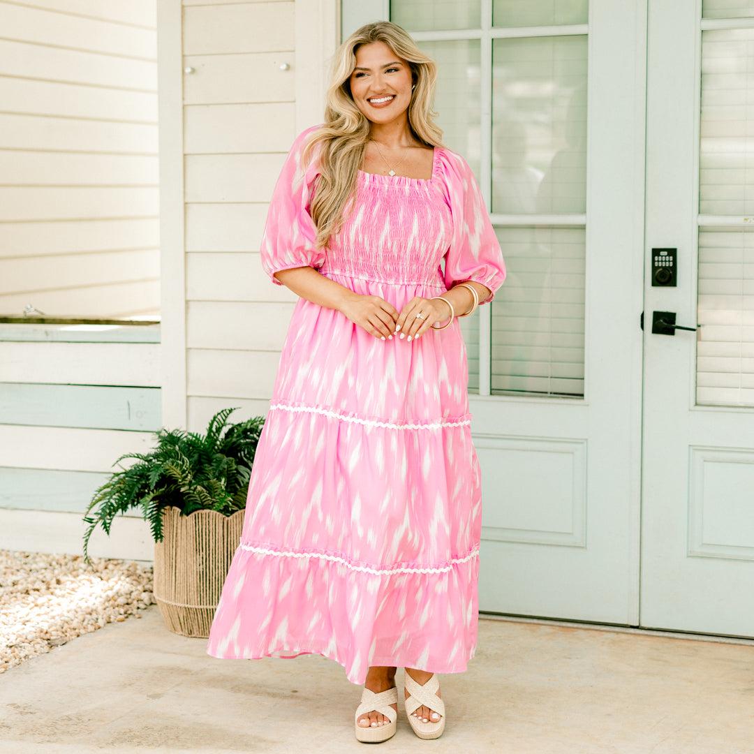  Out Of Touch Dress, Baby Pink、mySite、justintrudeaud