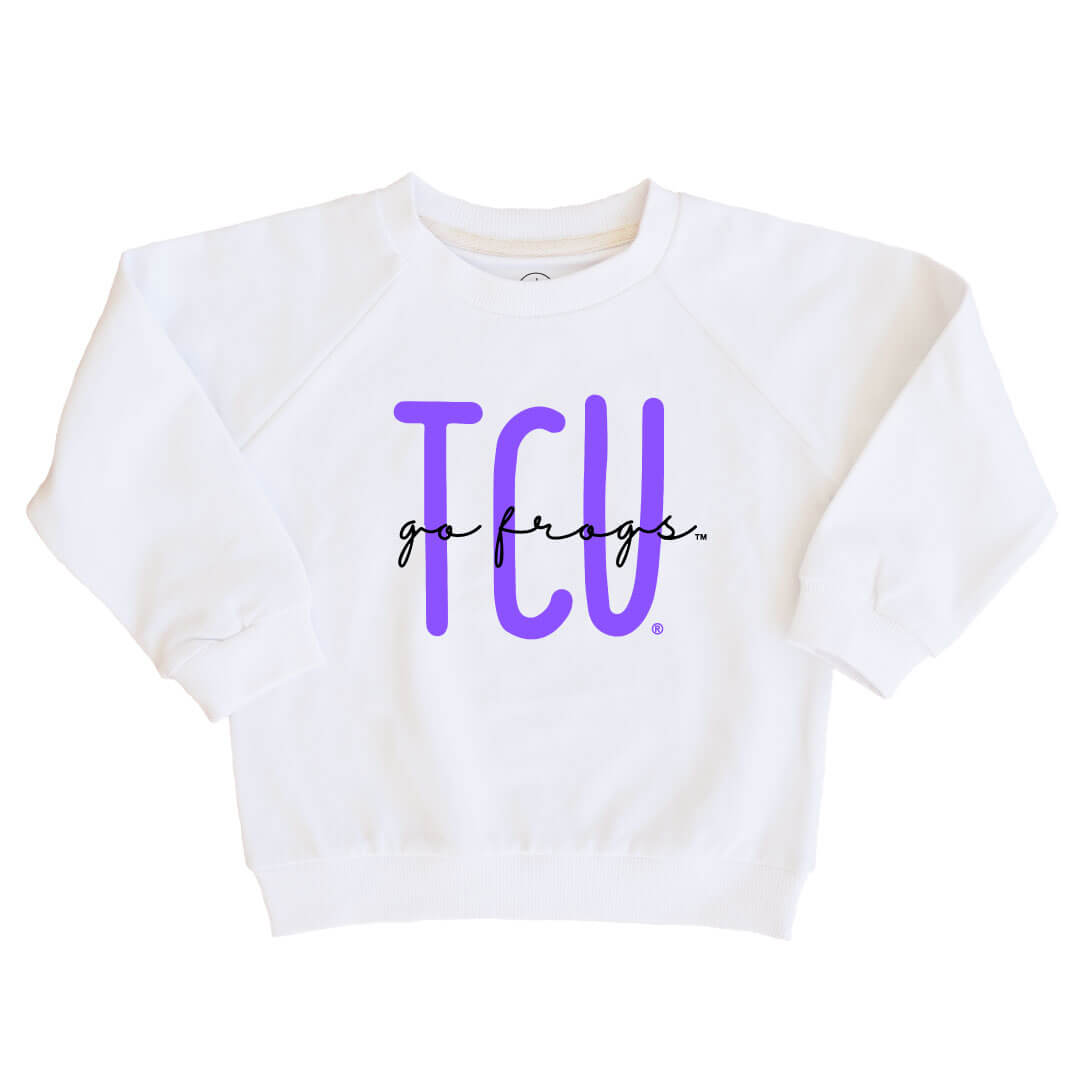  Texas Christian University | TCU Kids Graphic Sweatshirts、mySite、layawaytickets