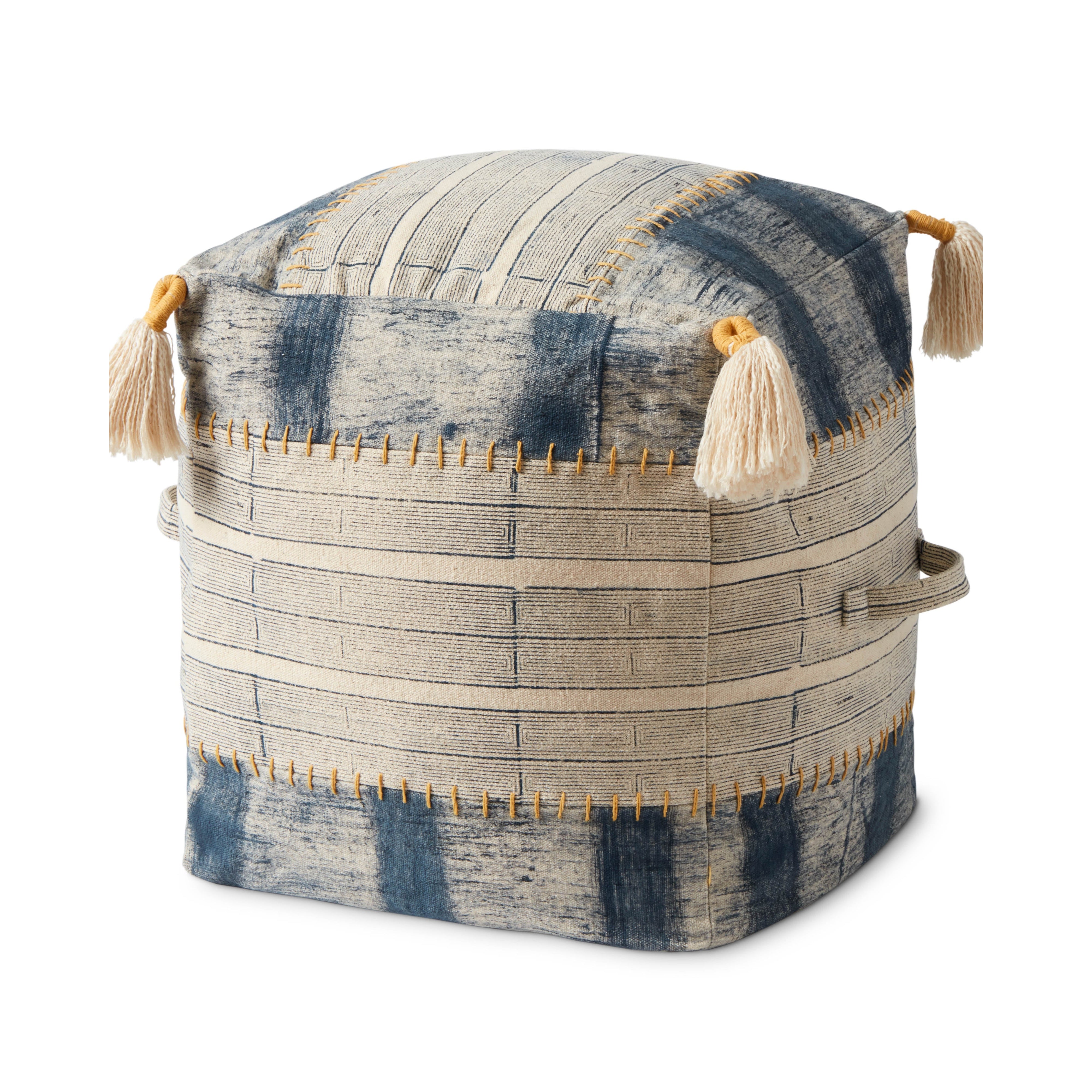 Indigo Ivory Pouf、mySite、gigharbornorthrealestate