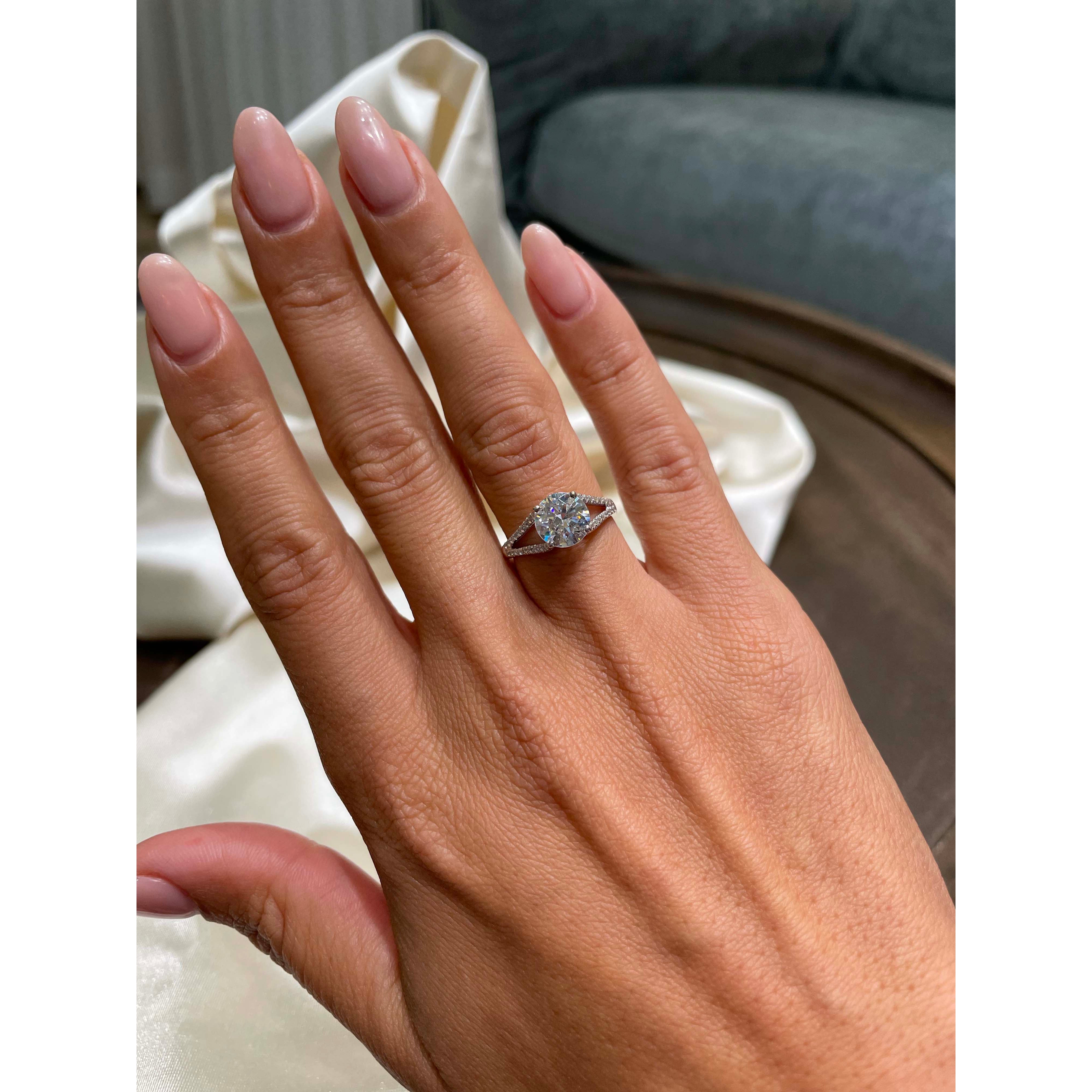 Sadie Diamond Engagement Ring -18K White Gold、mySite、hinf8tx79