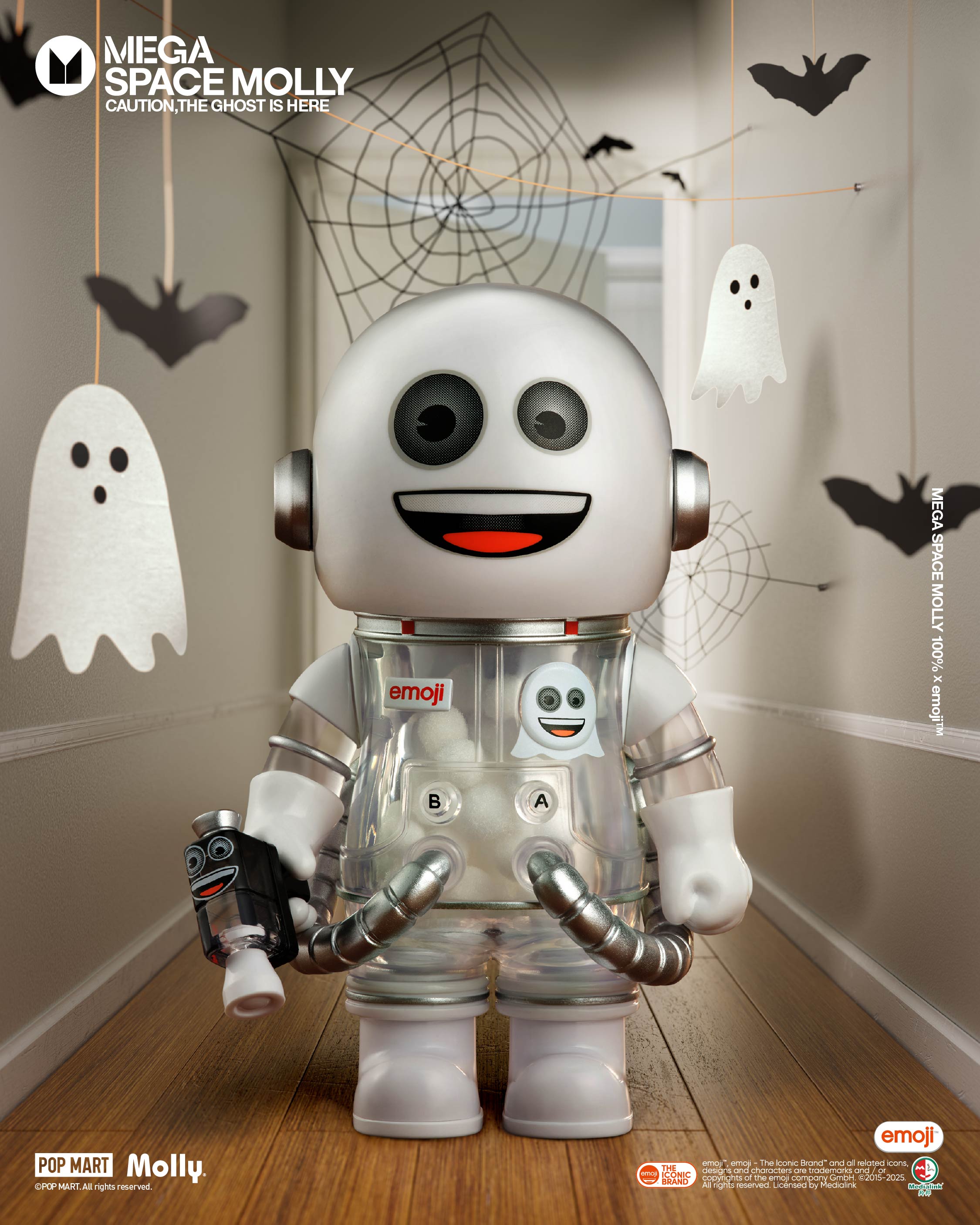  POP MART MEGA SPACE MOLLY 100% × emoji™ Series、mySite、greenlandpopulation