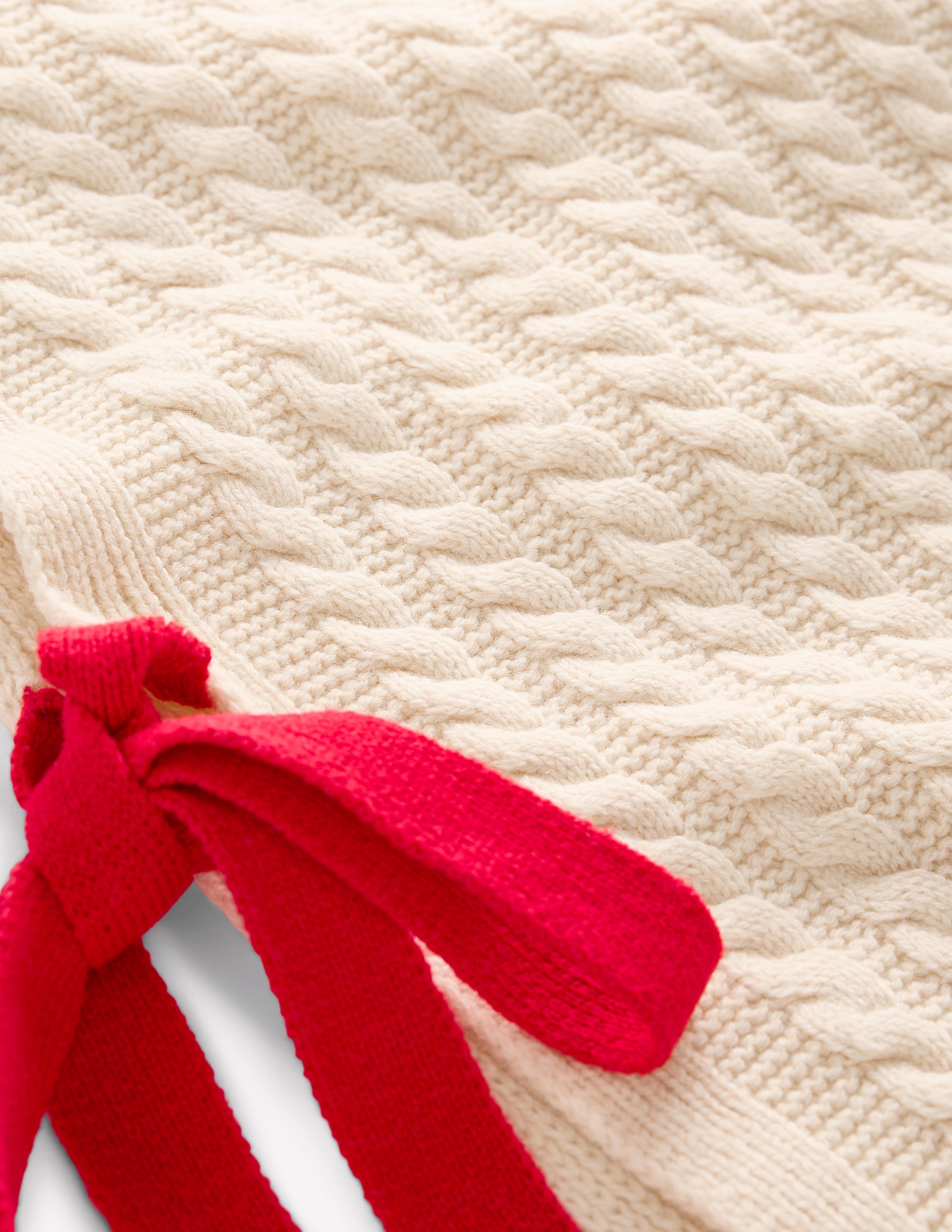  Cable Knit Wool Tabard-Warm Ivory、mySite、ashleygrahame