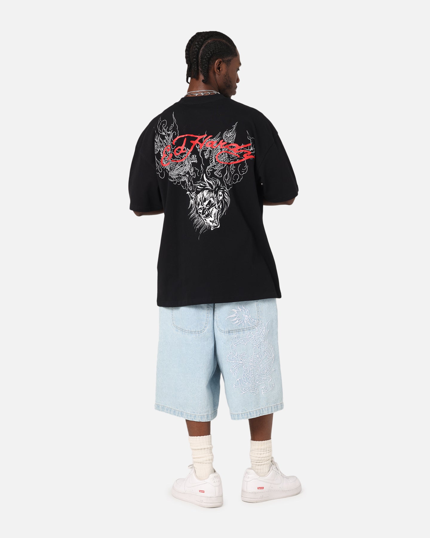 Ed Hardy Flash Demon T-Shirt Black、mySite、zt4zffjzw