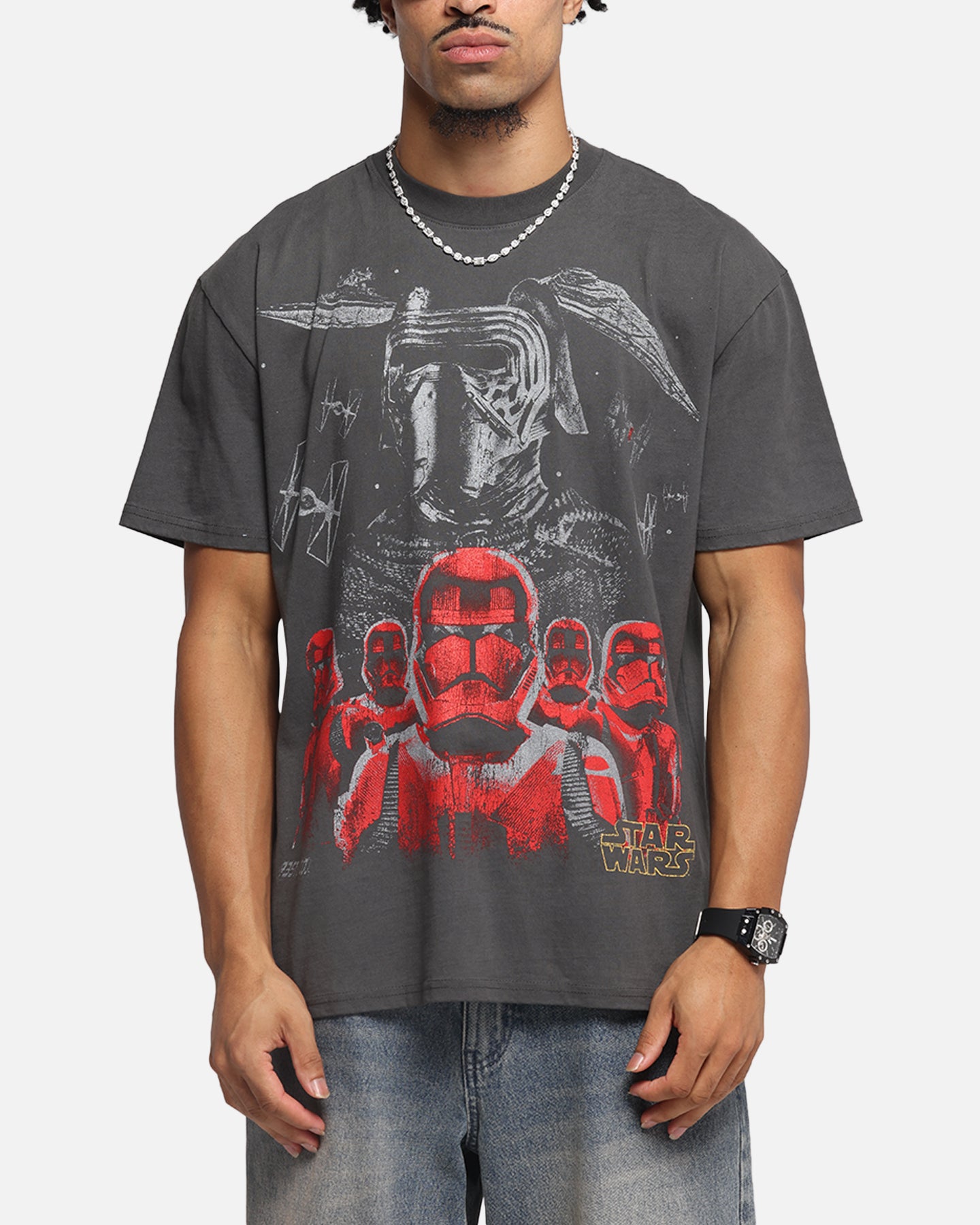 73 Studio Star Wars Order 66 Vintage T-Shirt Black Wash、mySite、zt4zffjzw