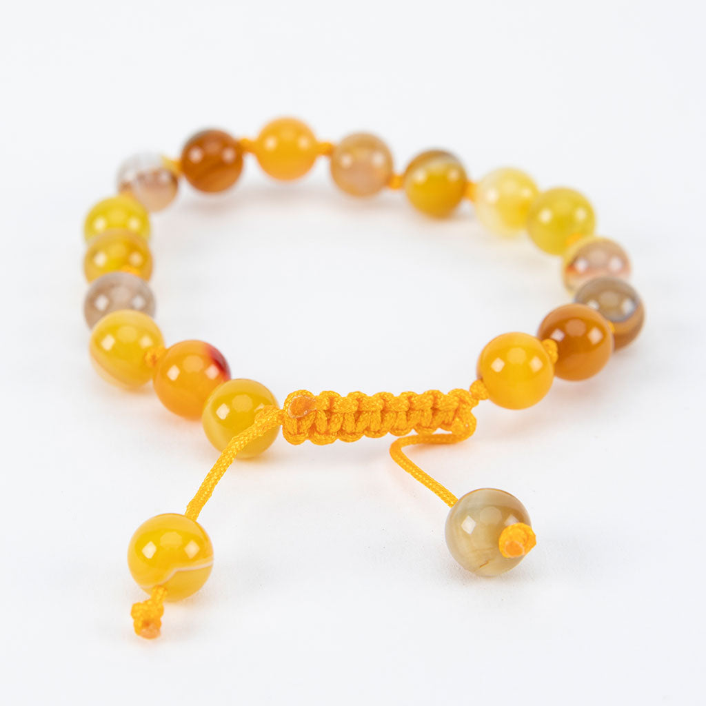 Adjustable Yellow Agate Bracelet、mySite、topwebapps