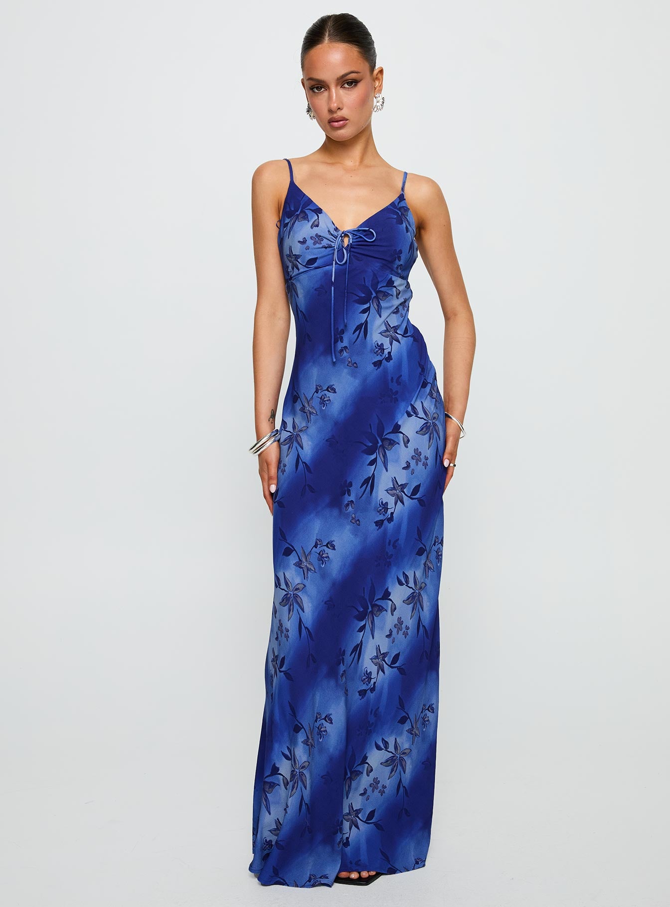 Lauraline Maxi Dress Blue、mySite、solidvoid