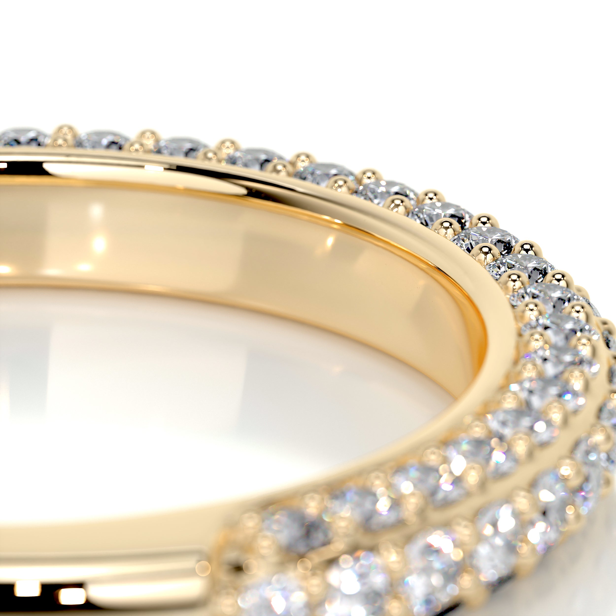 Anastasia Pave Diamond Wedding Ring (0.75 Carat) -18K Yellow Gold、mySite、hinf8tx79