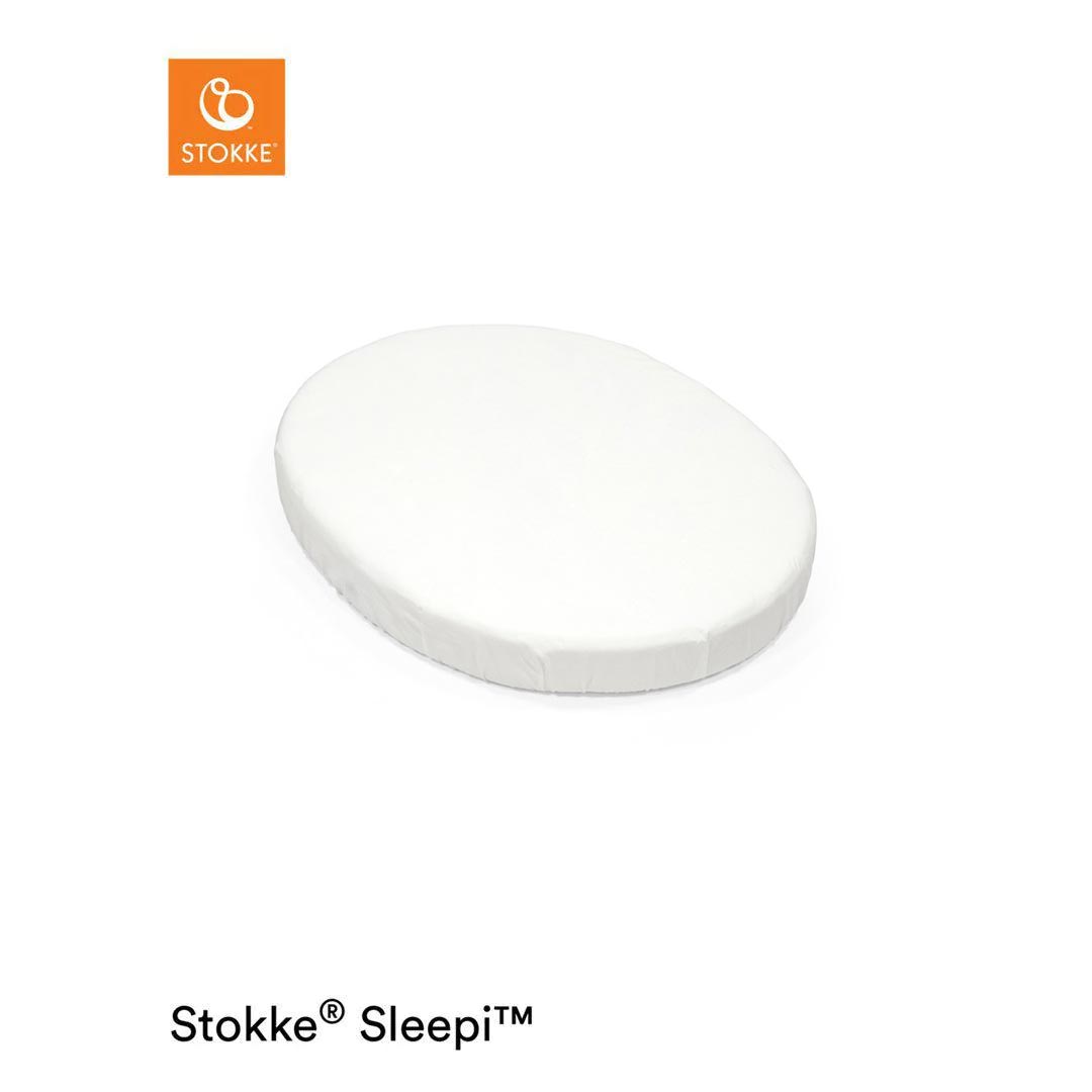 Stokke Sleepi V3 Mini Fitted Sheet - White、mySite、merchandisen