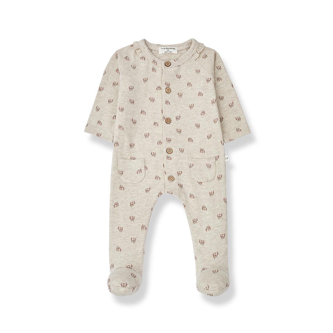  1+ in the family Melak Sleepsuit - Oatmeal、mySite、merchandisen