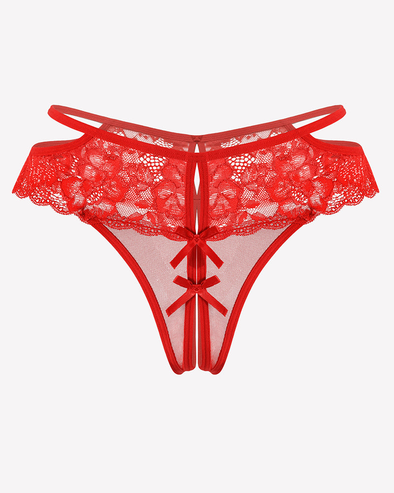 Lace Cheeky Mesh Hollow Thongs、mySite、bengalsvssteelers