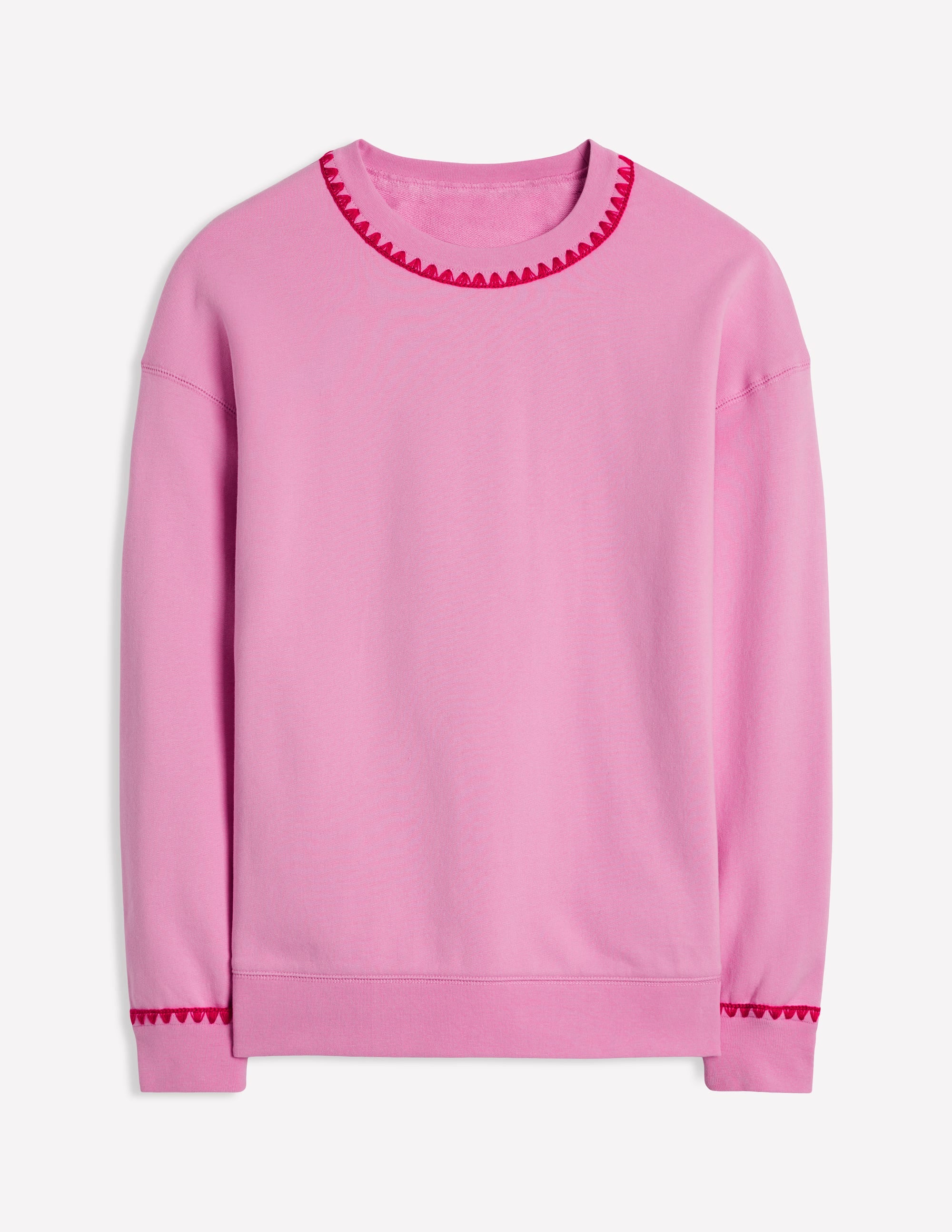  Emi Embroidered Sweatshirt-Soft Lavender、mySite、ashleygrahame
