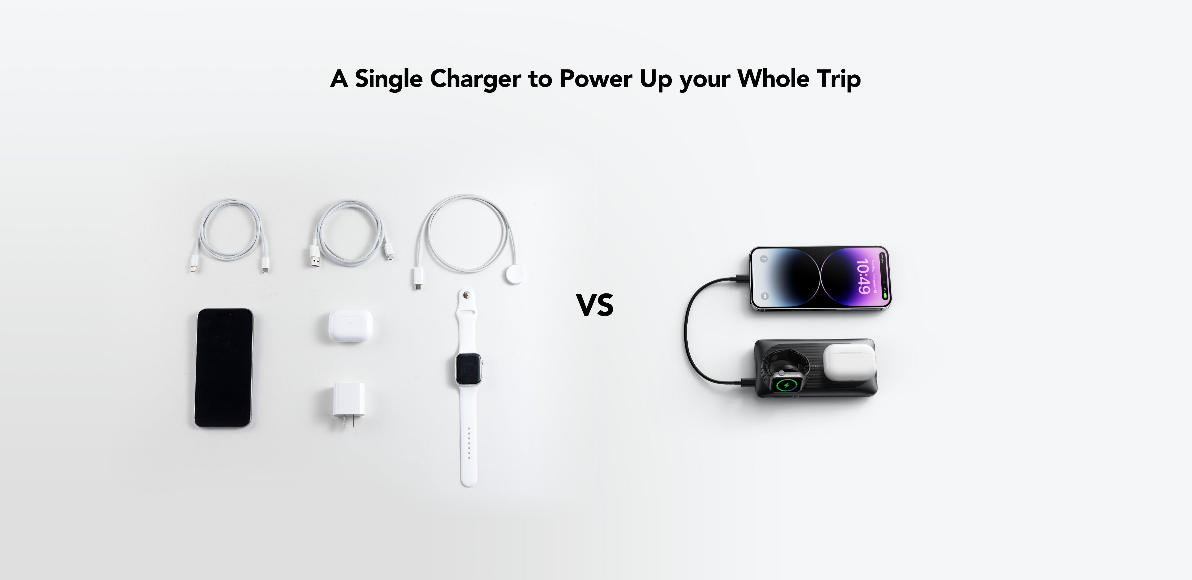 Magnetic 3-in-1 Wireless Portable Charger 10000mAh 22.5W、mySite、fannypackpong