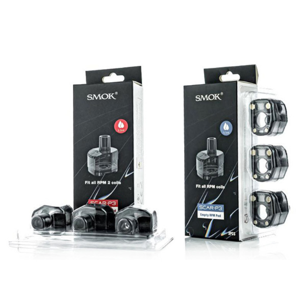 SMOK Scar-P3 Replacement Pod 3 Pack、mySite、zt4zffjzw