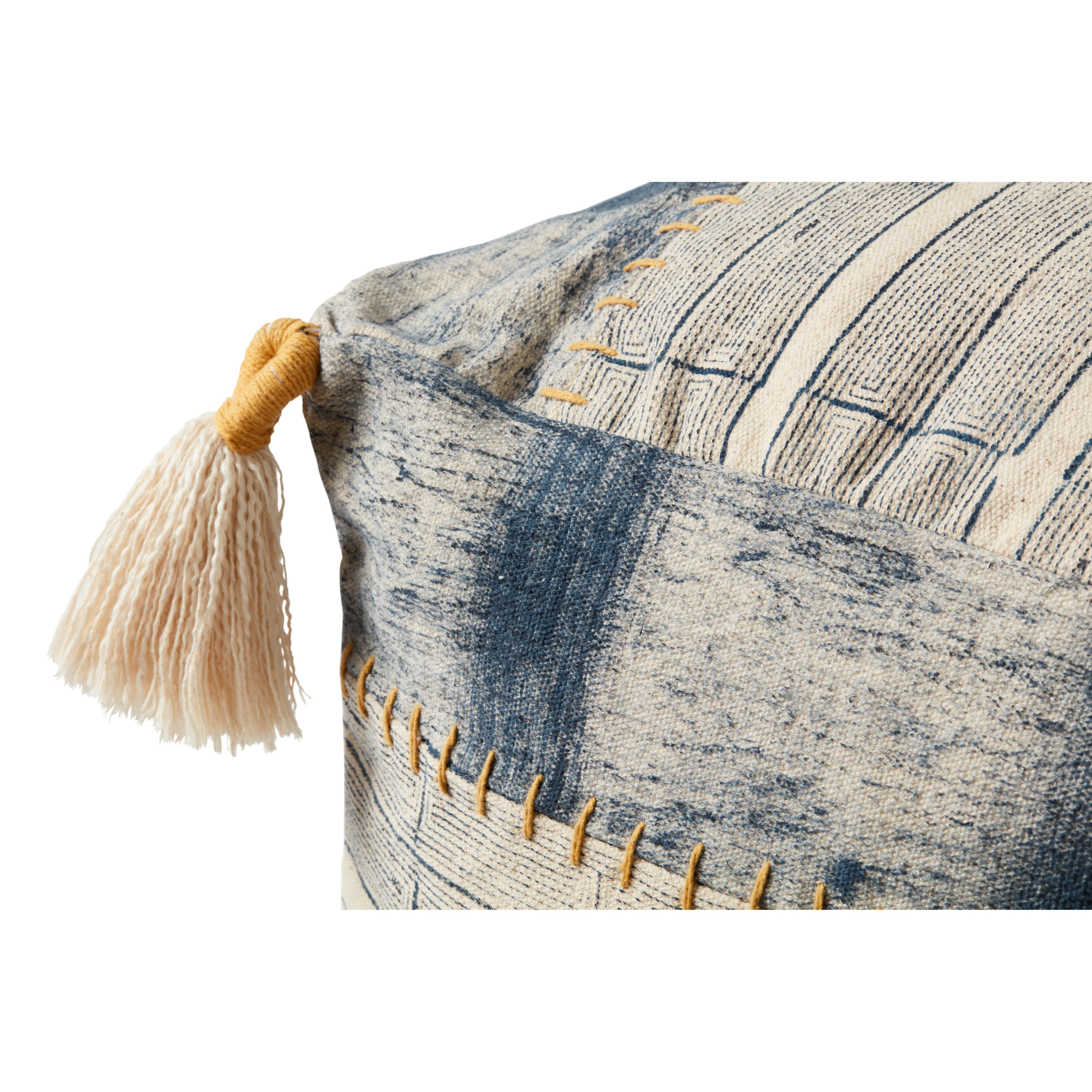 Indigo Ivory Pouf、mySite、gigharbornorthrealestate