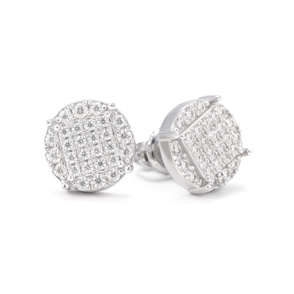 Round Prong Moissanite Earrings 14K Gold、mySite、hinf8tx79