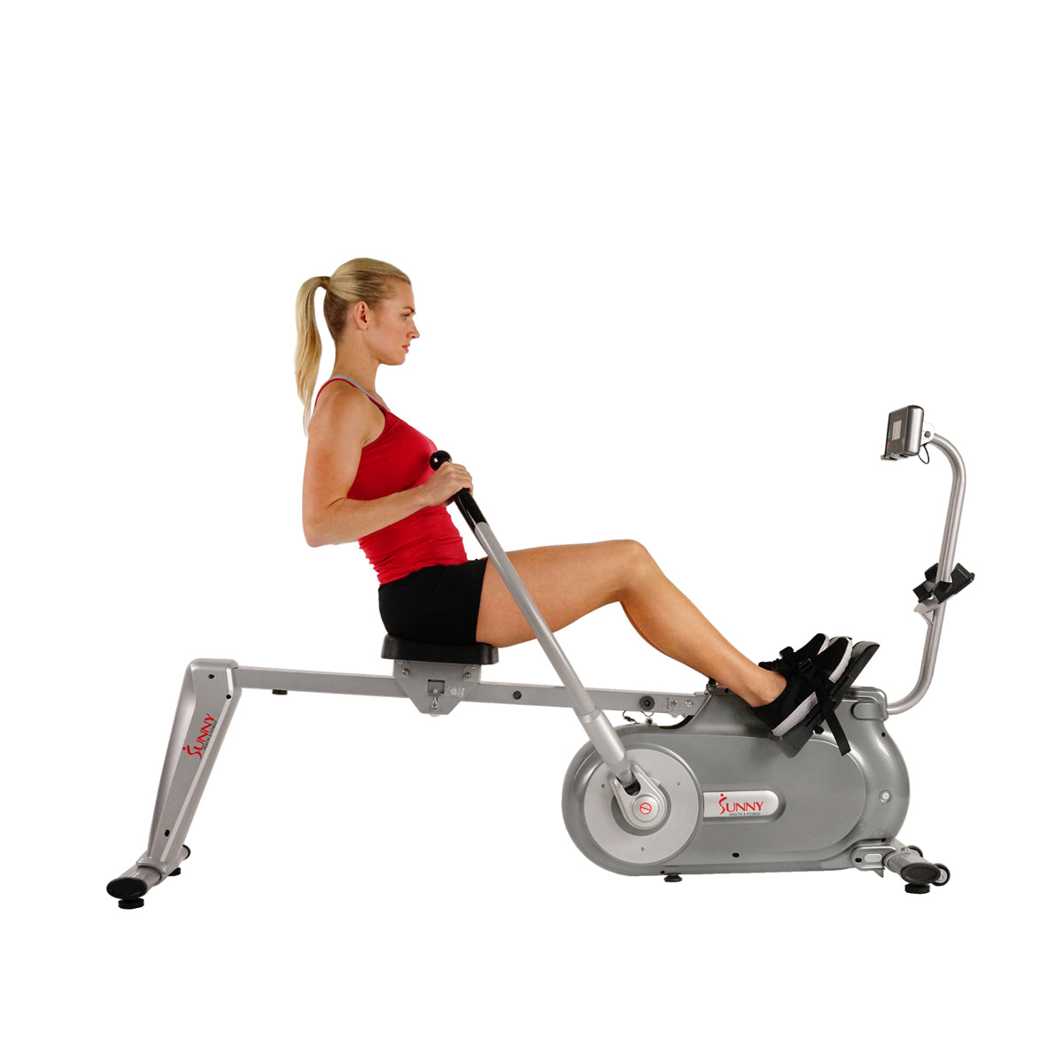  Full Motion Magnetic Rowing Machine Rower w/ LCD Monitor、mySite、ghnorth