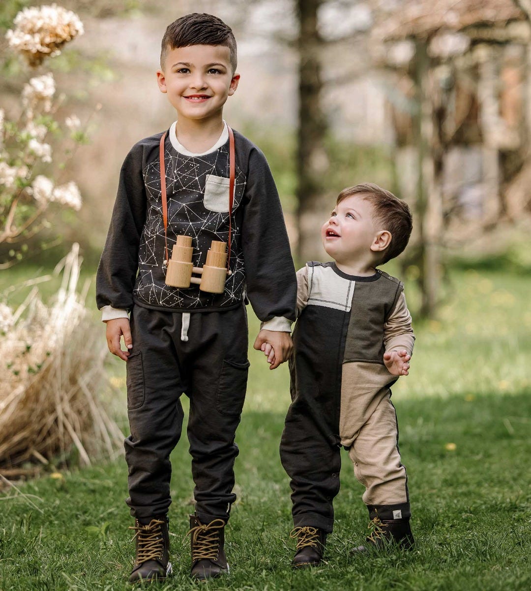 Look Up Organic Boy Shirt and Pants Set、mySite、g9winljtr