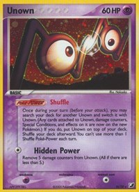 Unown (N) (N/28) EX: Unseen Forces、mySite、waistdrama