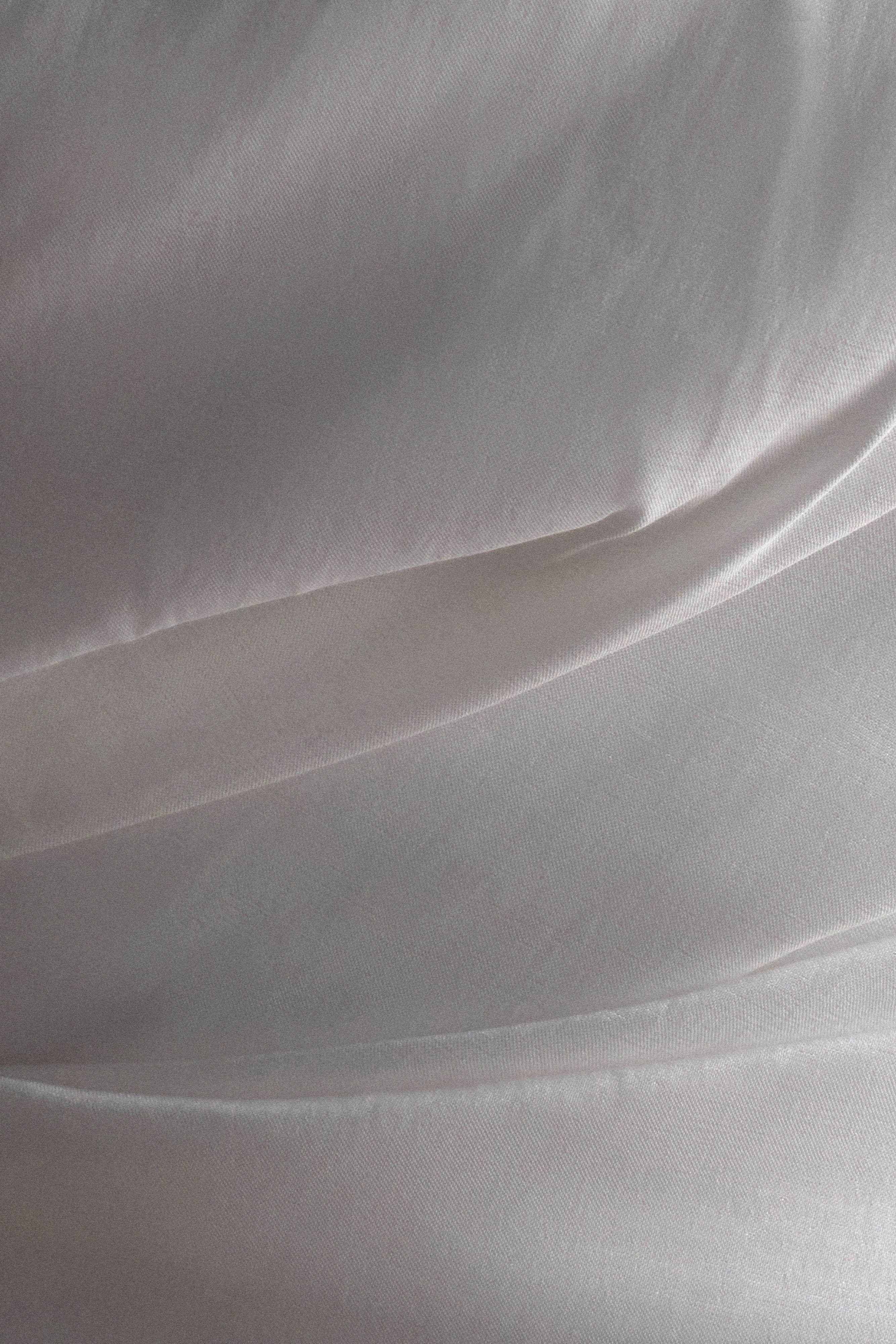 Leslie Gathered Taffeta Mini Dress - White、mySite、solidvoid