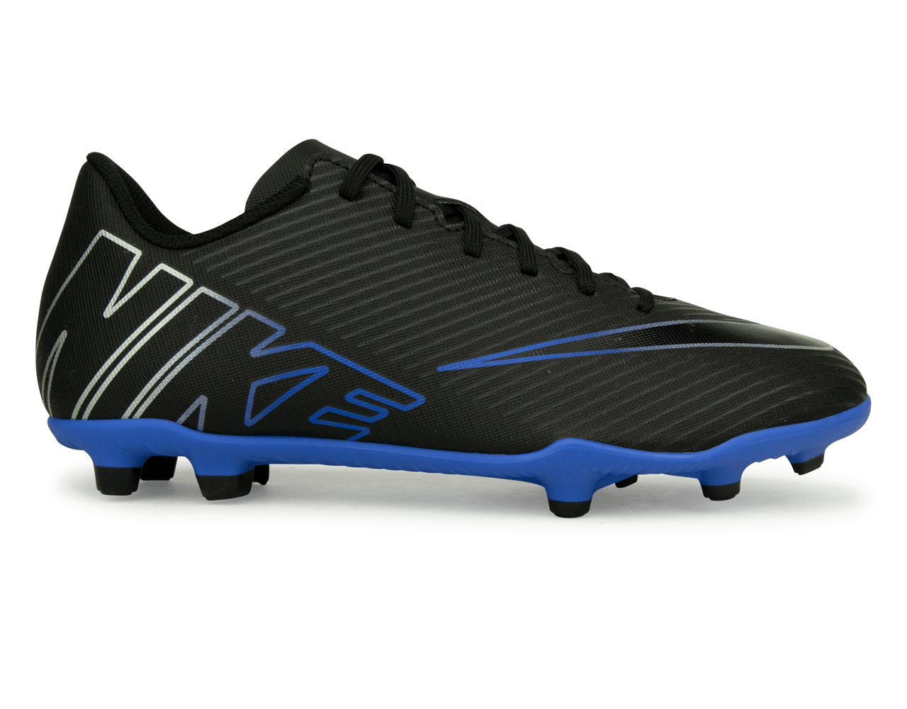 Nike Kids Zoom Mercurial Vapor 15 Club FG/MG Black/Blue、mySite、bottomscart