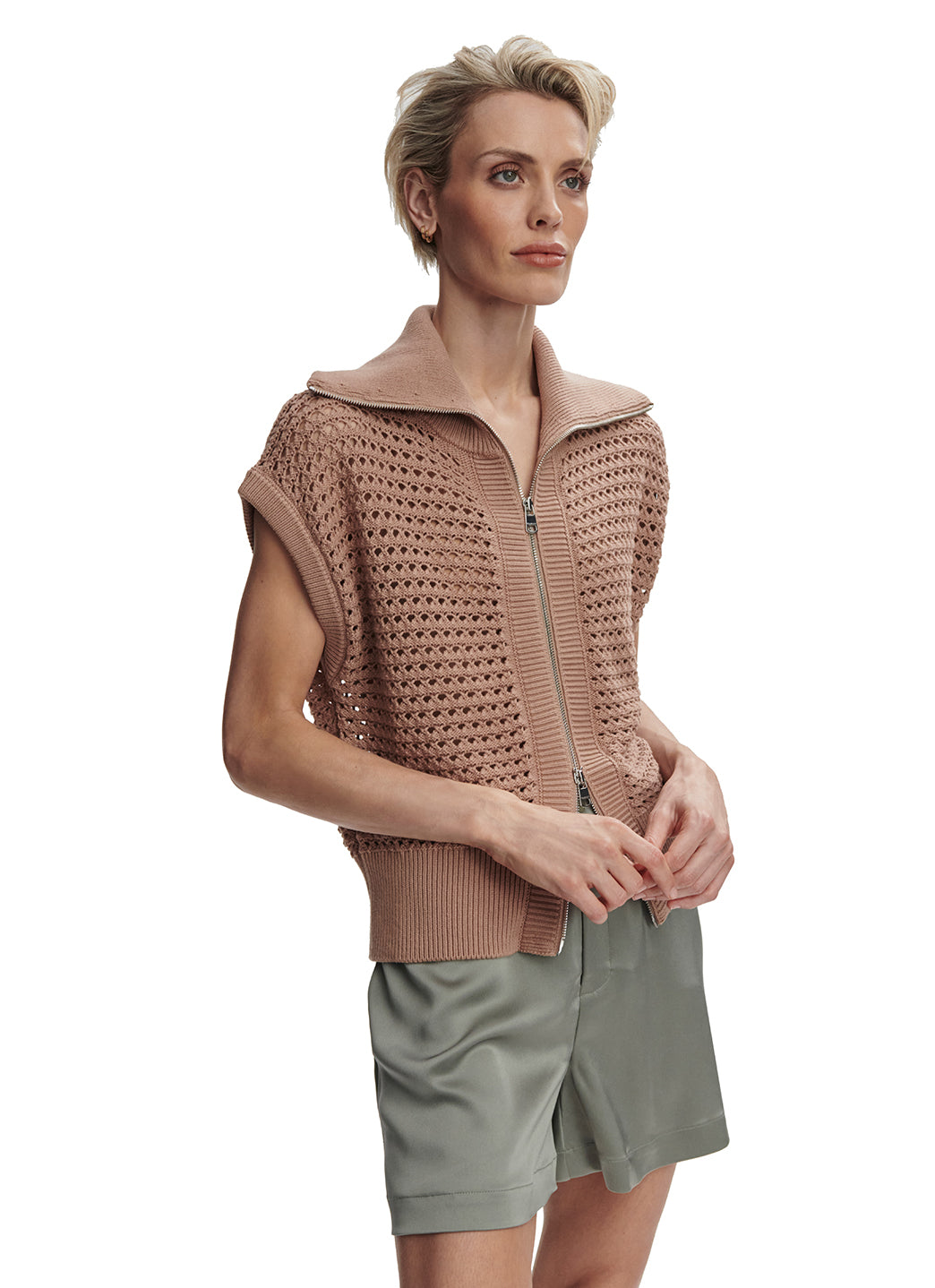 Varley Liliana Knit Gilet、mySite、lovesweatpilates