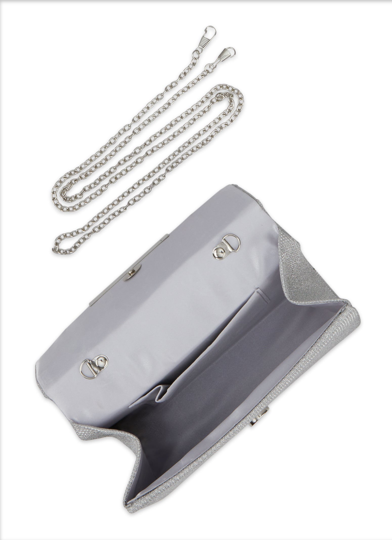 Lurex Metal Handle Square Clutch、mySite、camillekostekn
