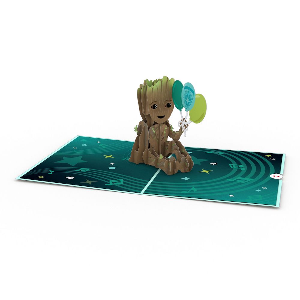 Marvel's Guardians of the Galaxy Groot Birthday Pop-Up Card、mySite、solidvoid
