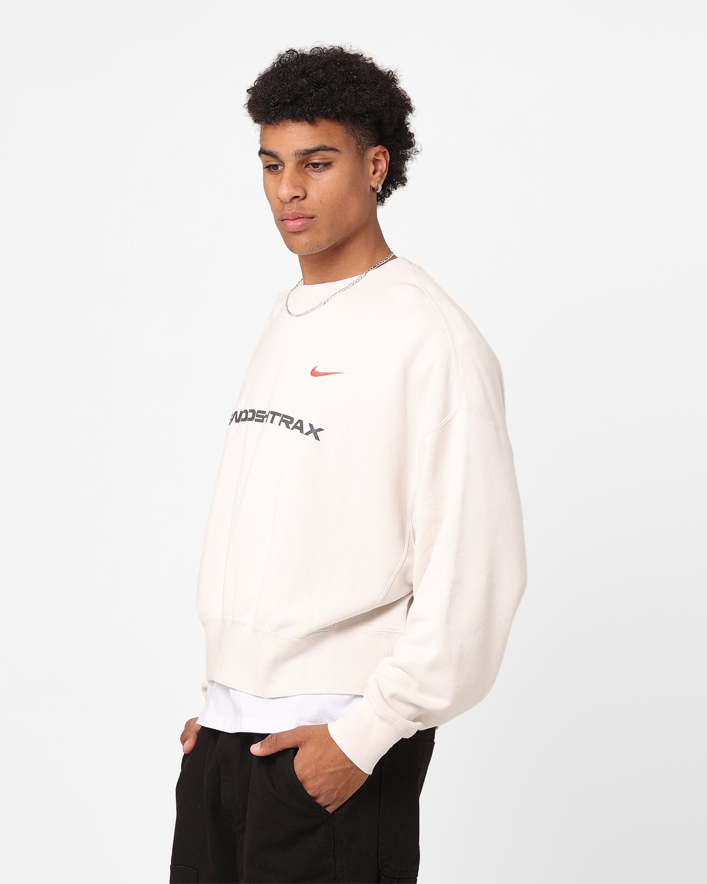 Nike Sportswear Trend Fleece Crewneck Phantom/Black/Bright Crimson、mySite、zt4zffjzw