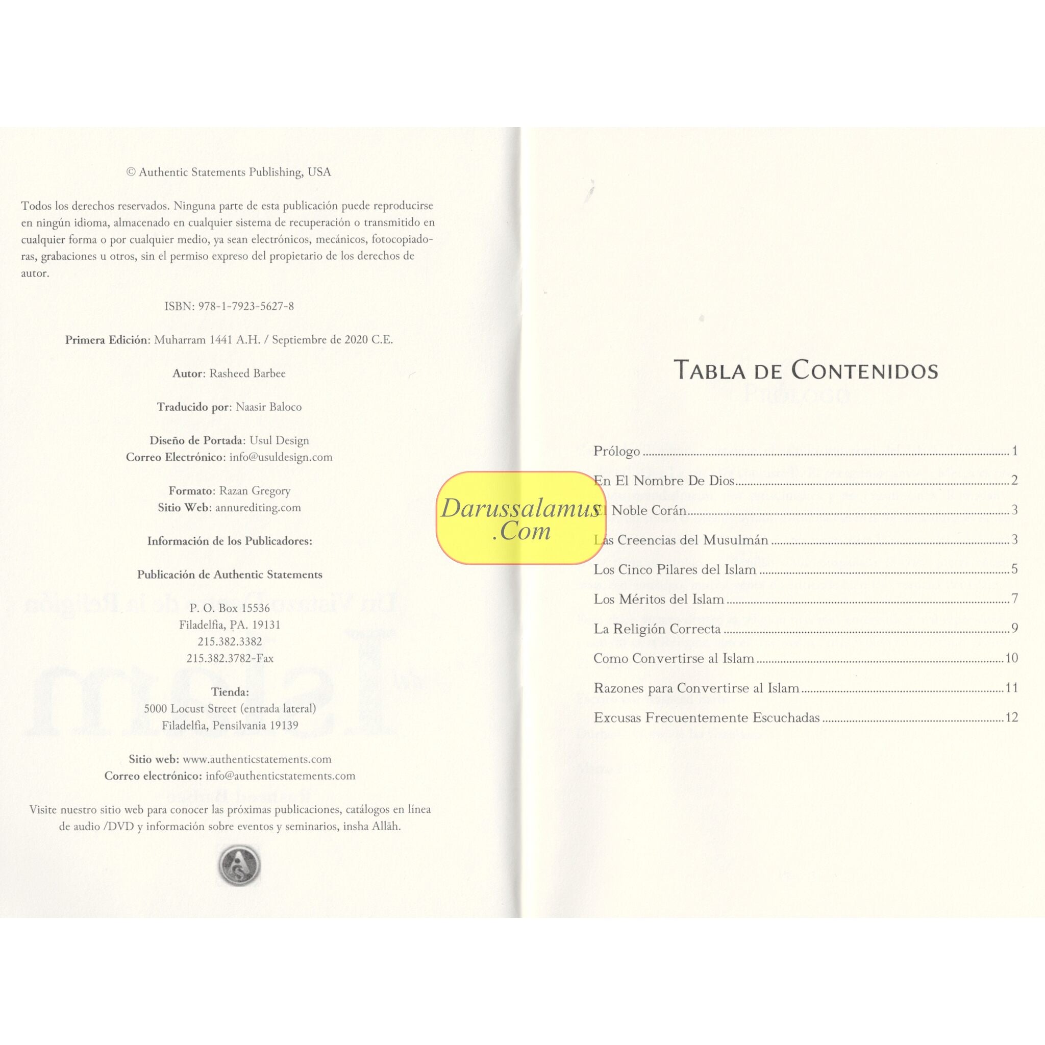 A Glimpse into the Religion of Islam by Rasheed Barbee、mySite、topwebapps